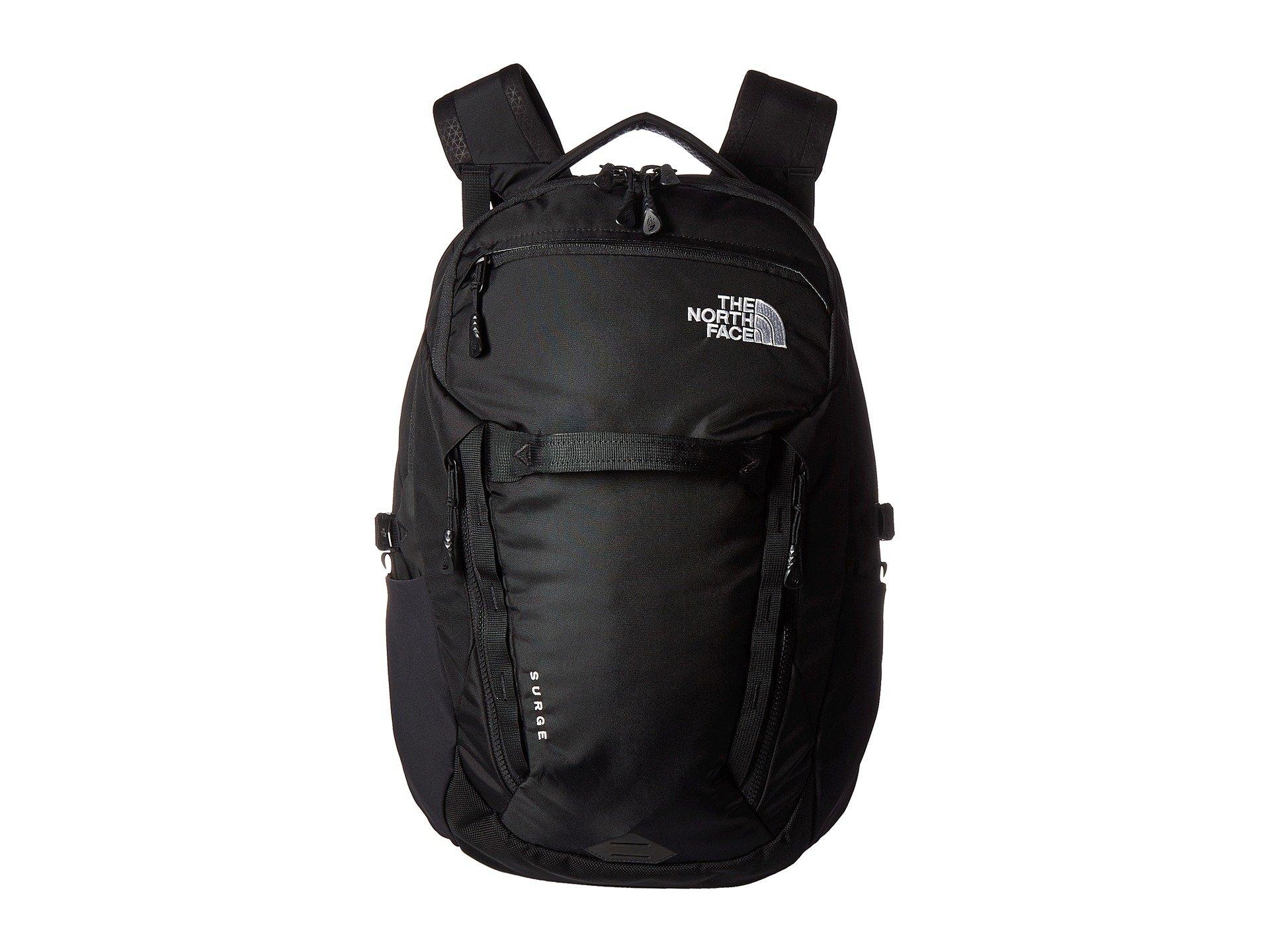 north face plaid backpack