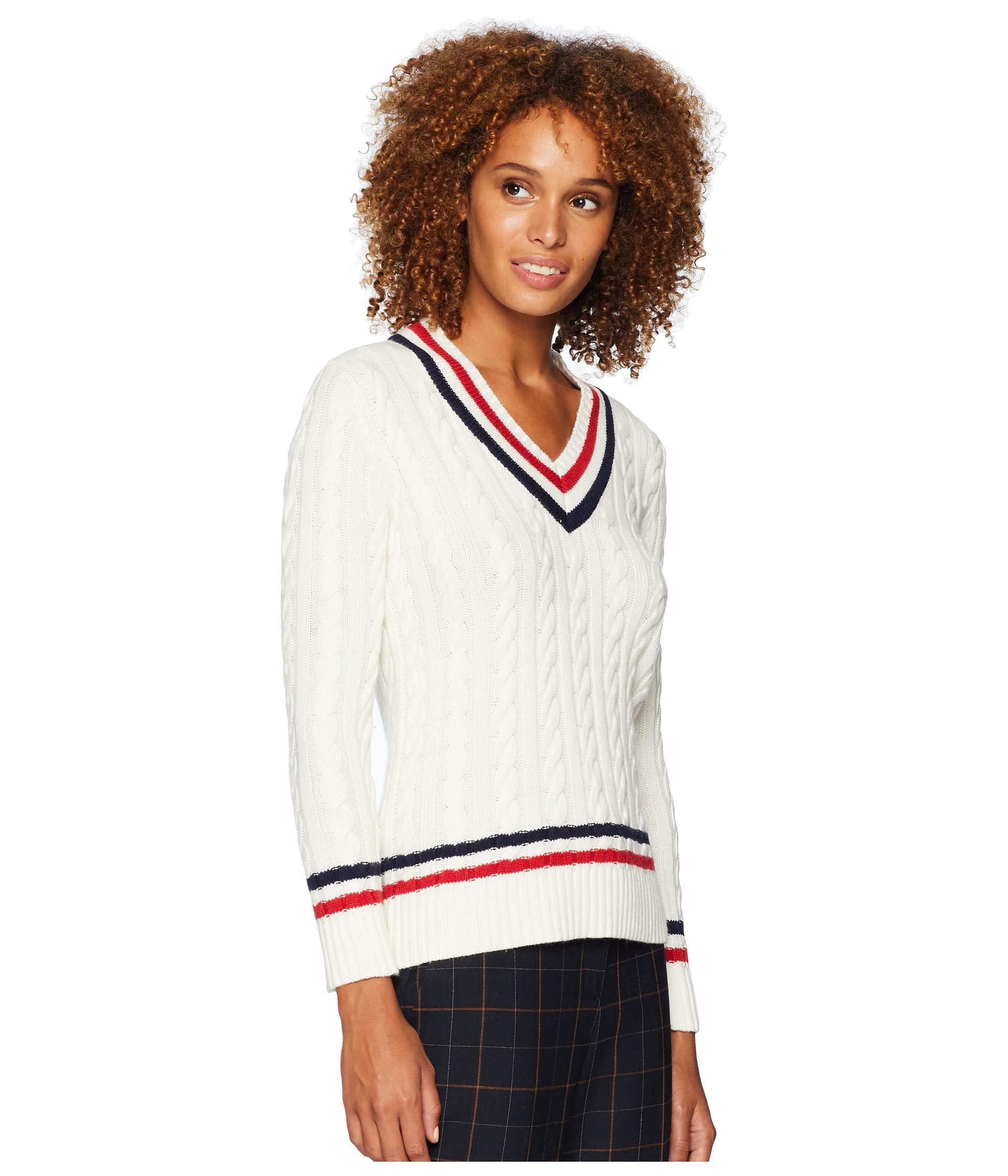 Lauren by Ralph Lauren Synthetic Cable-knit Cricket Sweater 