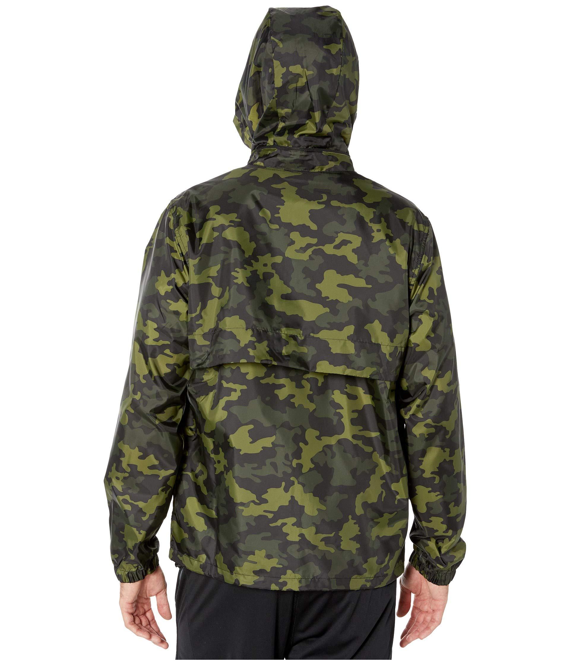 Nike Synthetic Nsw Jacket Hooded Windbreaker Camouflage in Green for ...