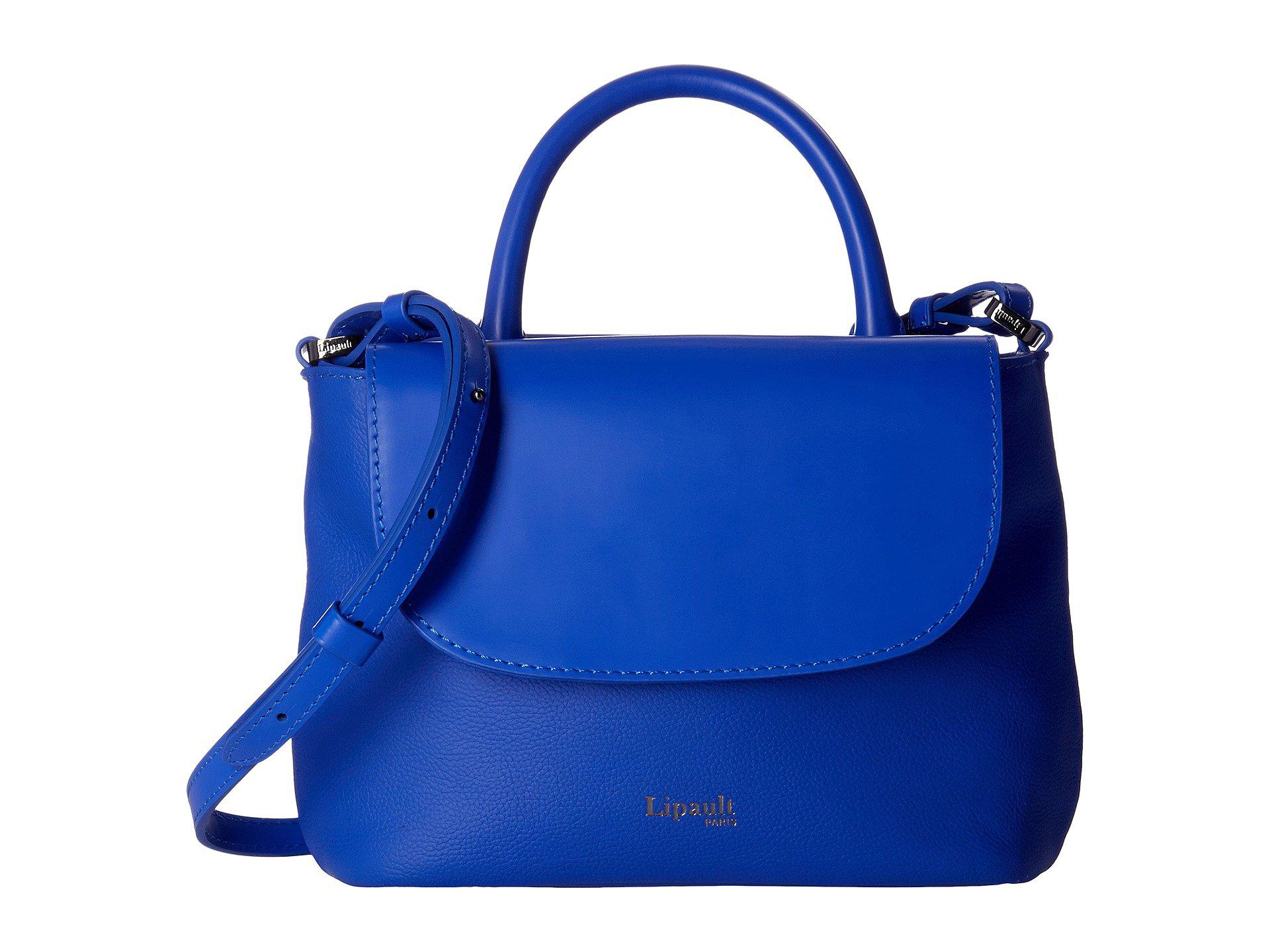 lipault plume elegance mini handle bag