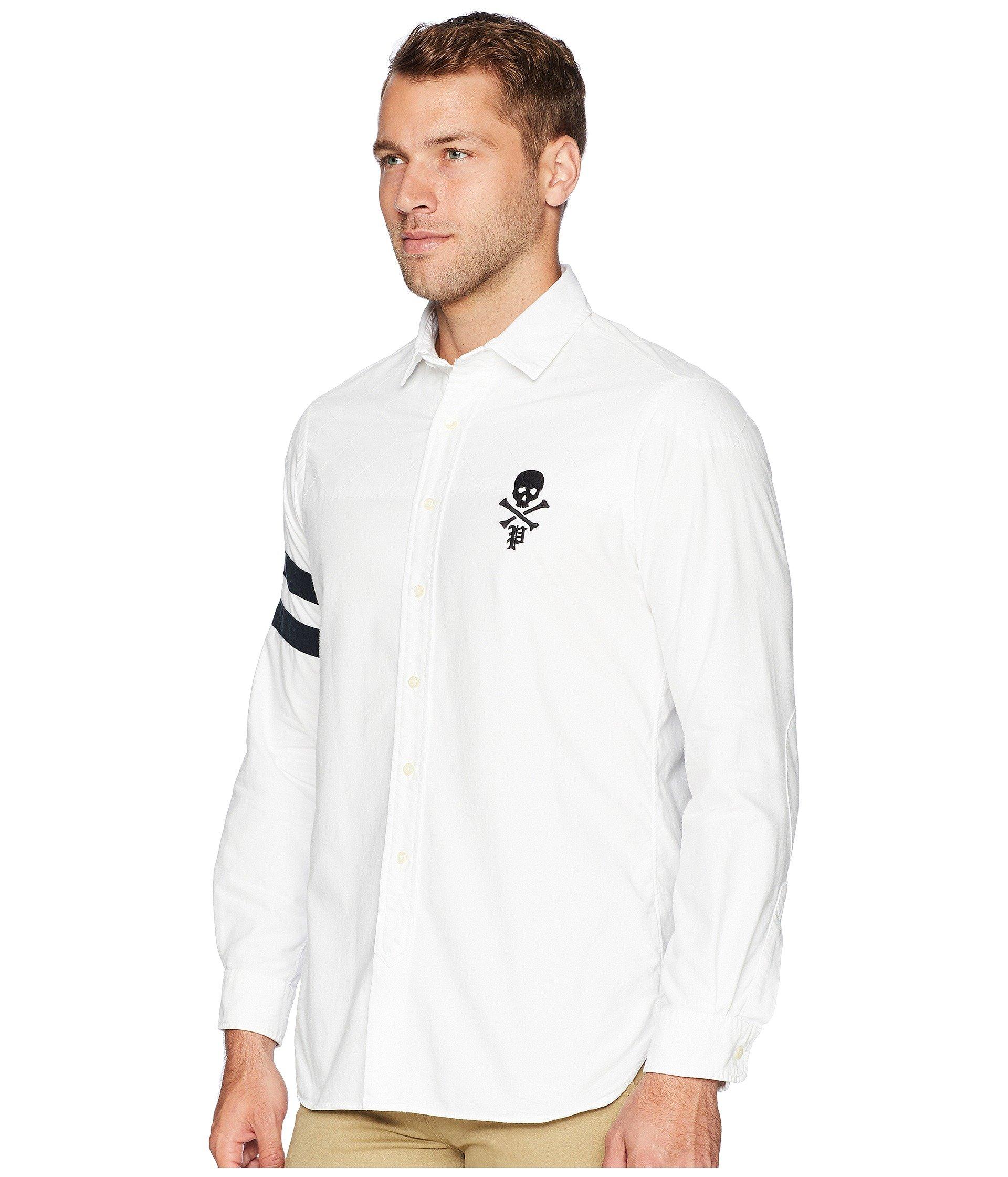 ralph lauren skull shirt