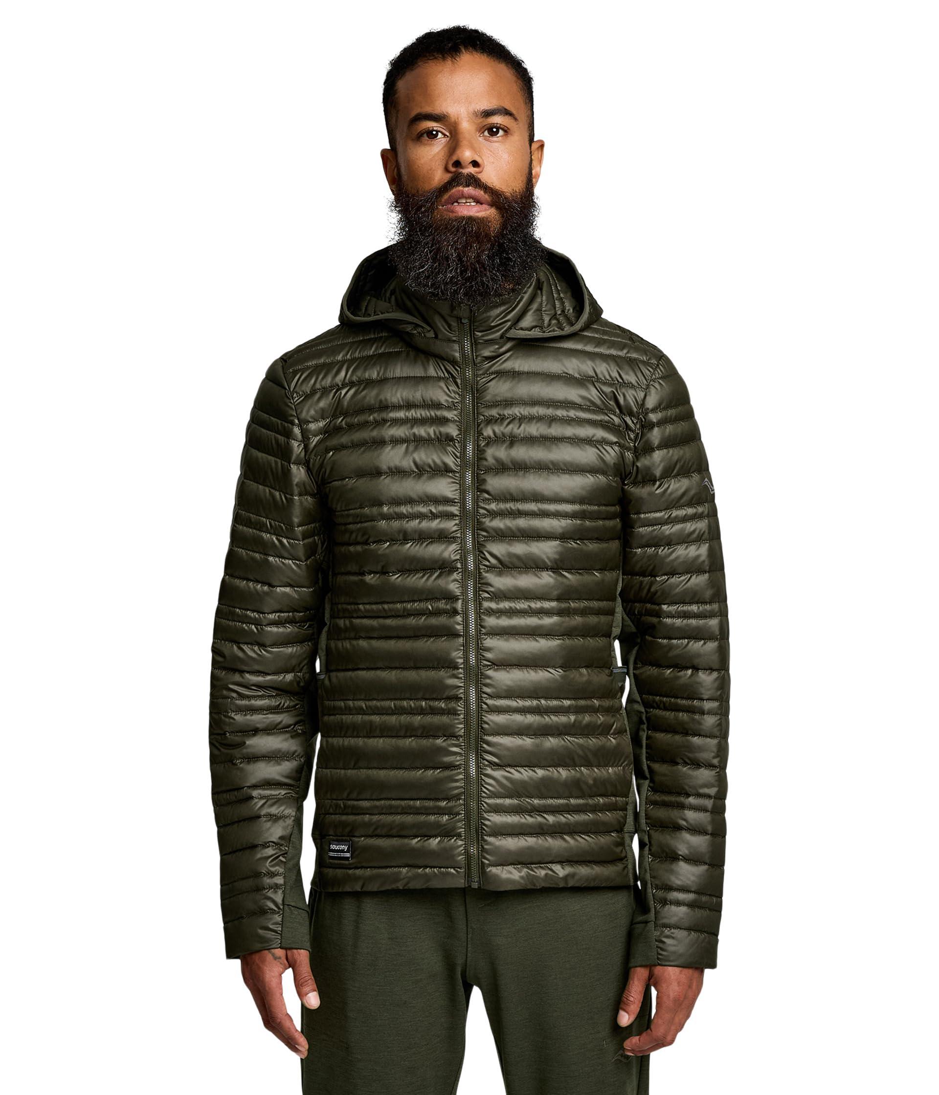 Saucony Solstice Oysterpuff Jacket in Green for Men | Lyst
