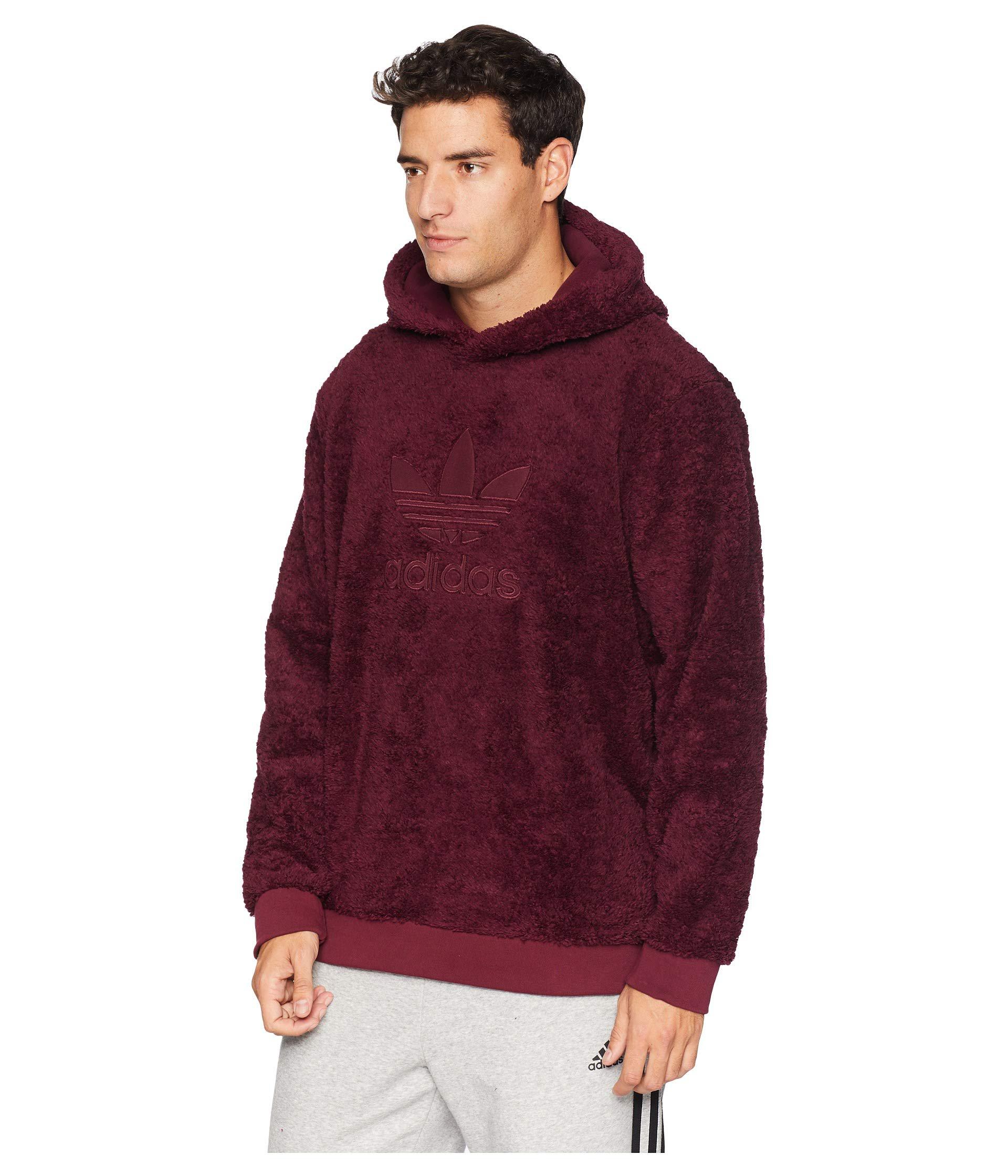 adidas Originals Winterized Pullover Hoodie (collegiate Navy) Men's  Sweatshirt in Purple for Men | Lyst