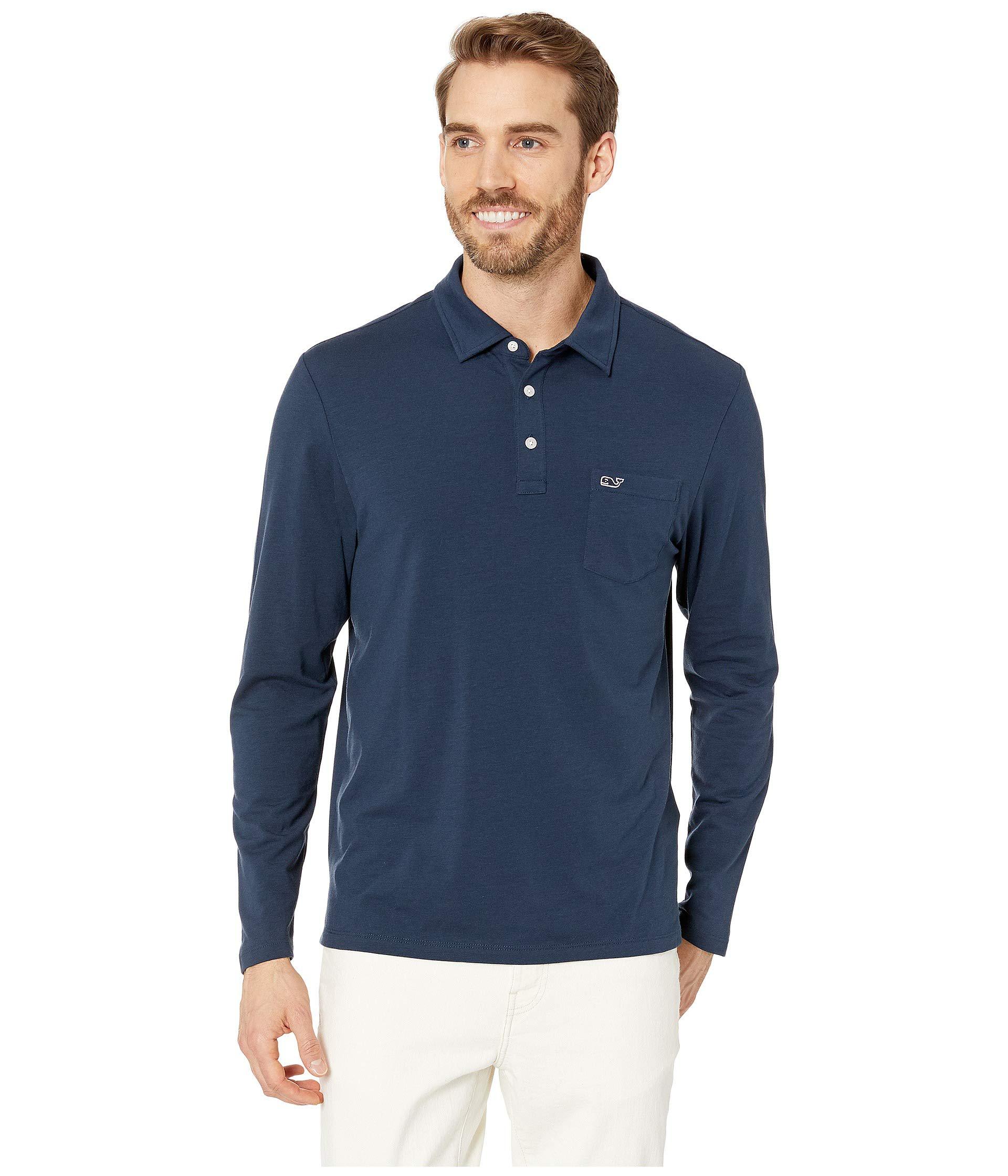 vineyard vines long sleeve polo
