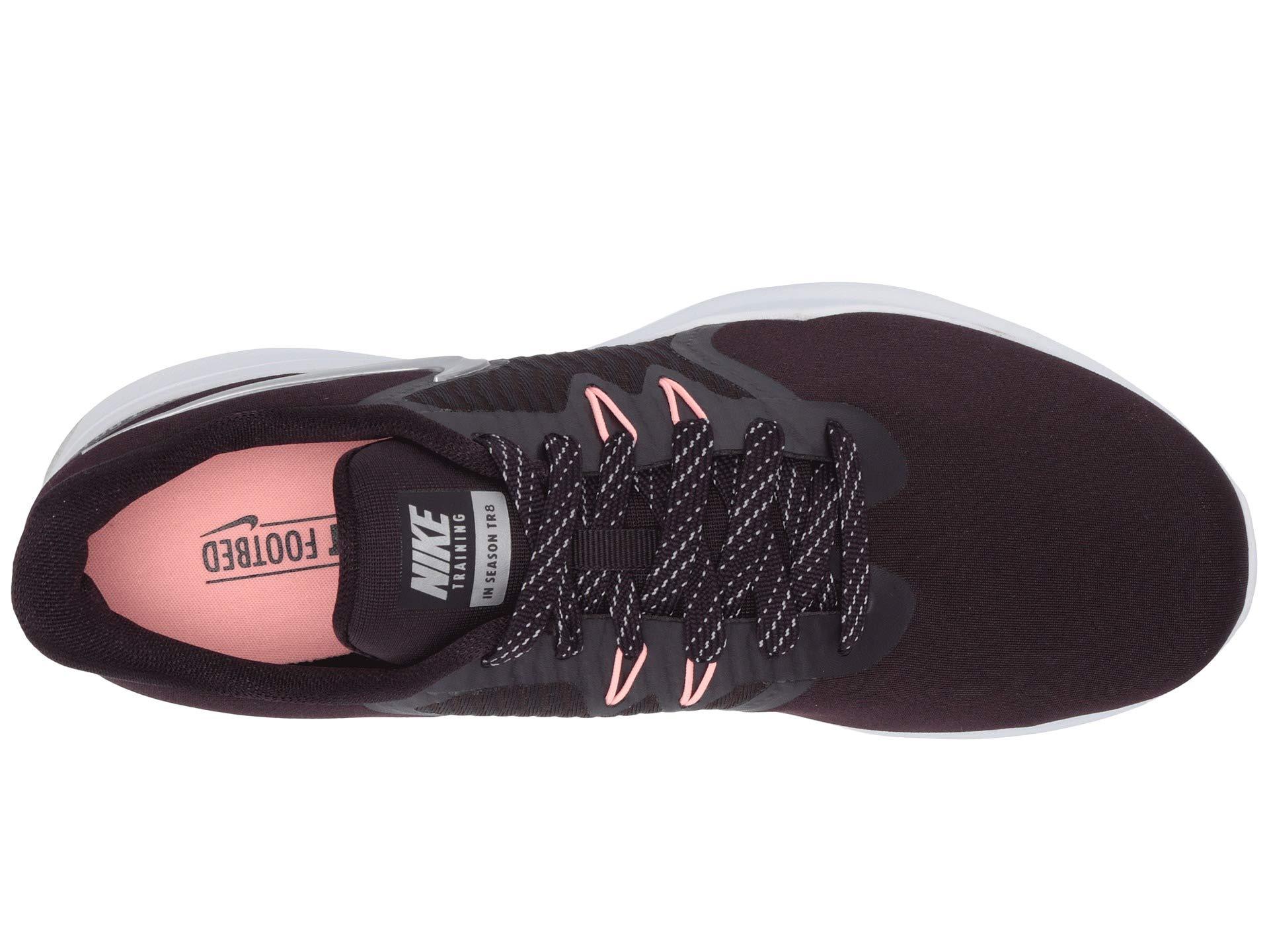 nike in season tr 8 burgundy