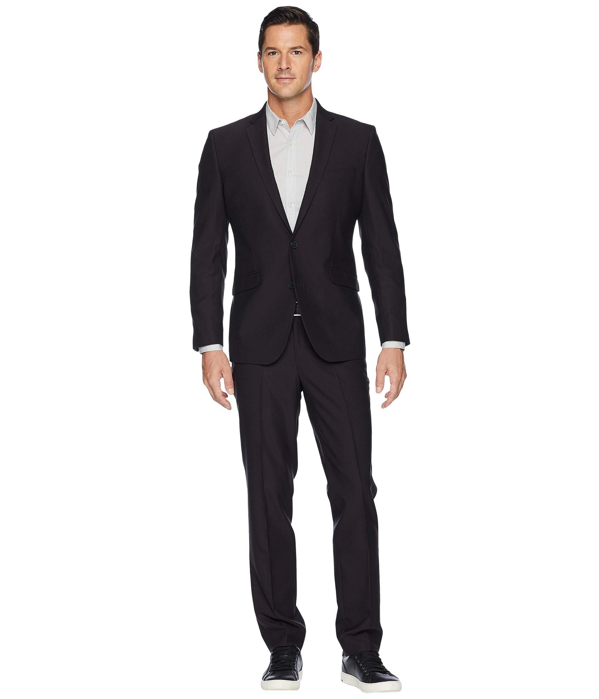 Kenneth Cole Reaction Synthetic Skinny Fit Performance ...