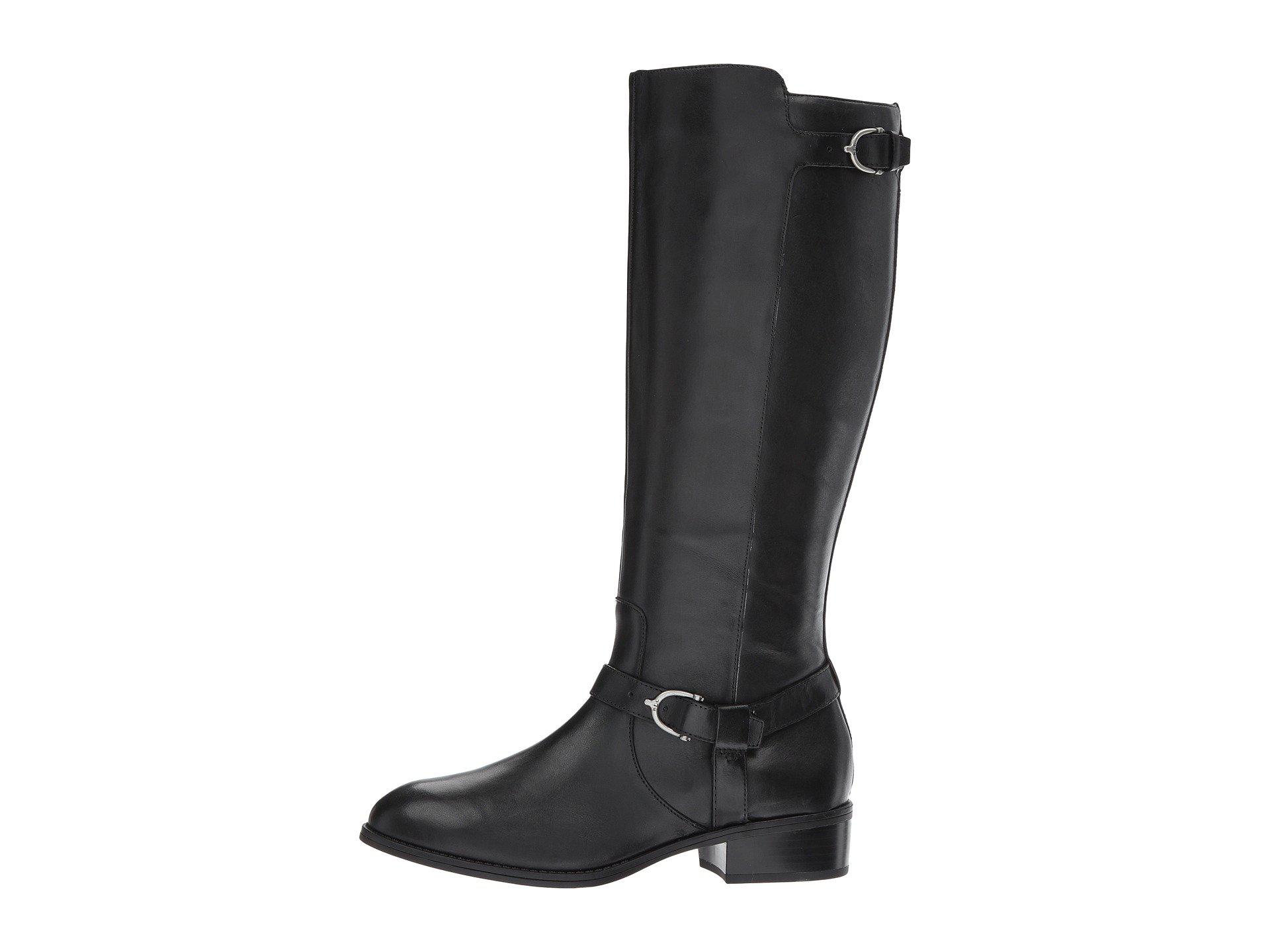 lauren ralph lauren margarite wide calf riding boot