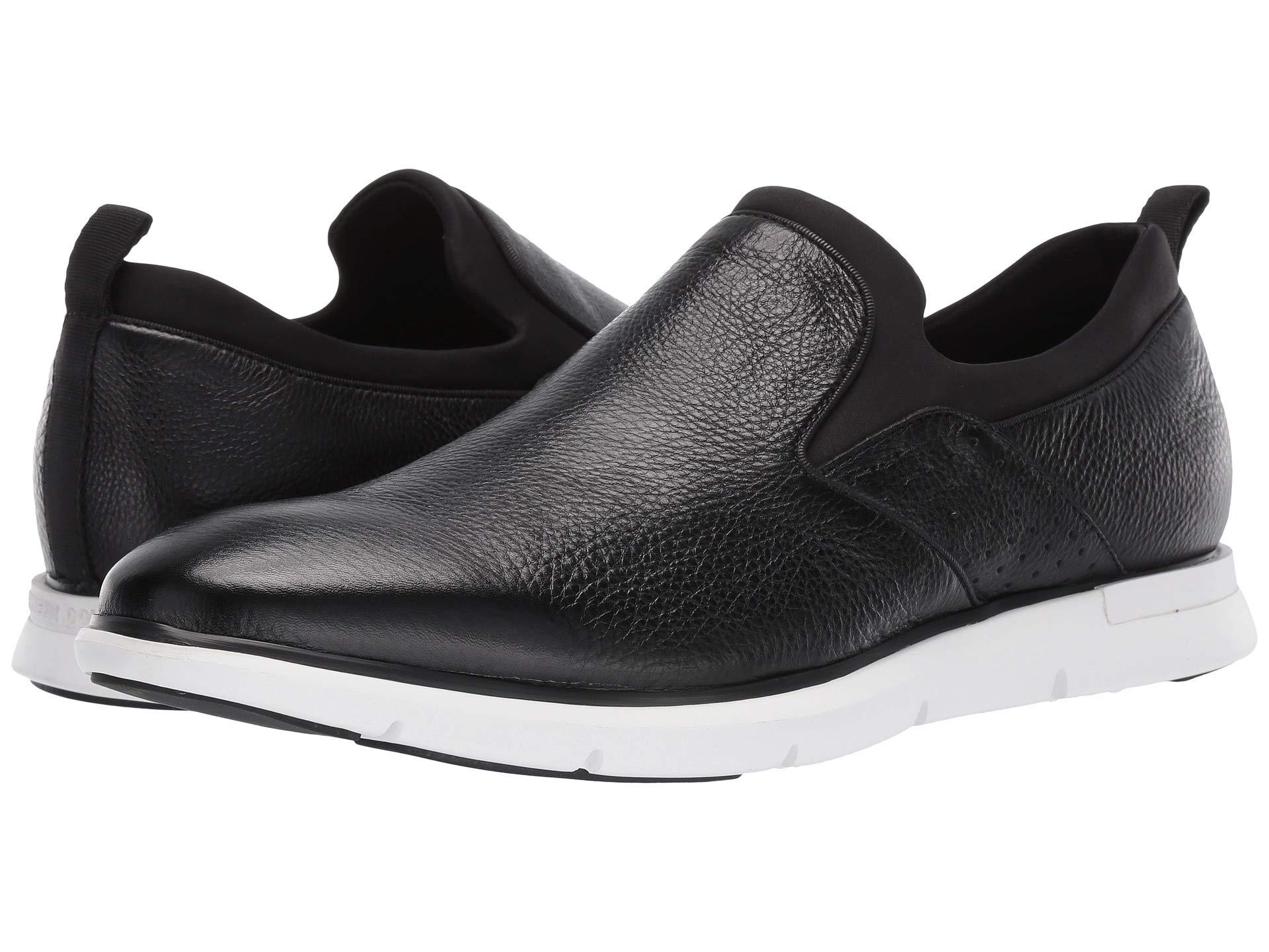 Kenneth Cole Leather Dover Slip-on in Black for Men - Lyst