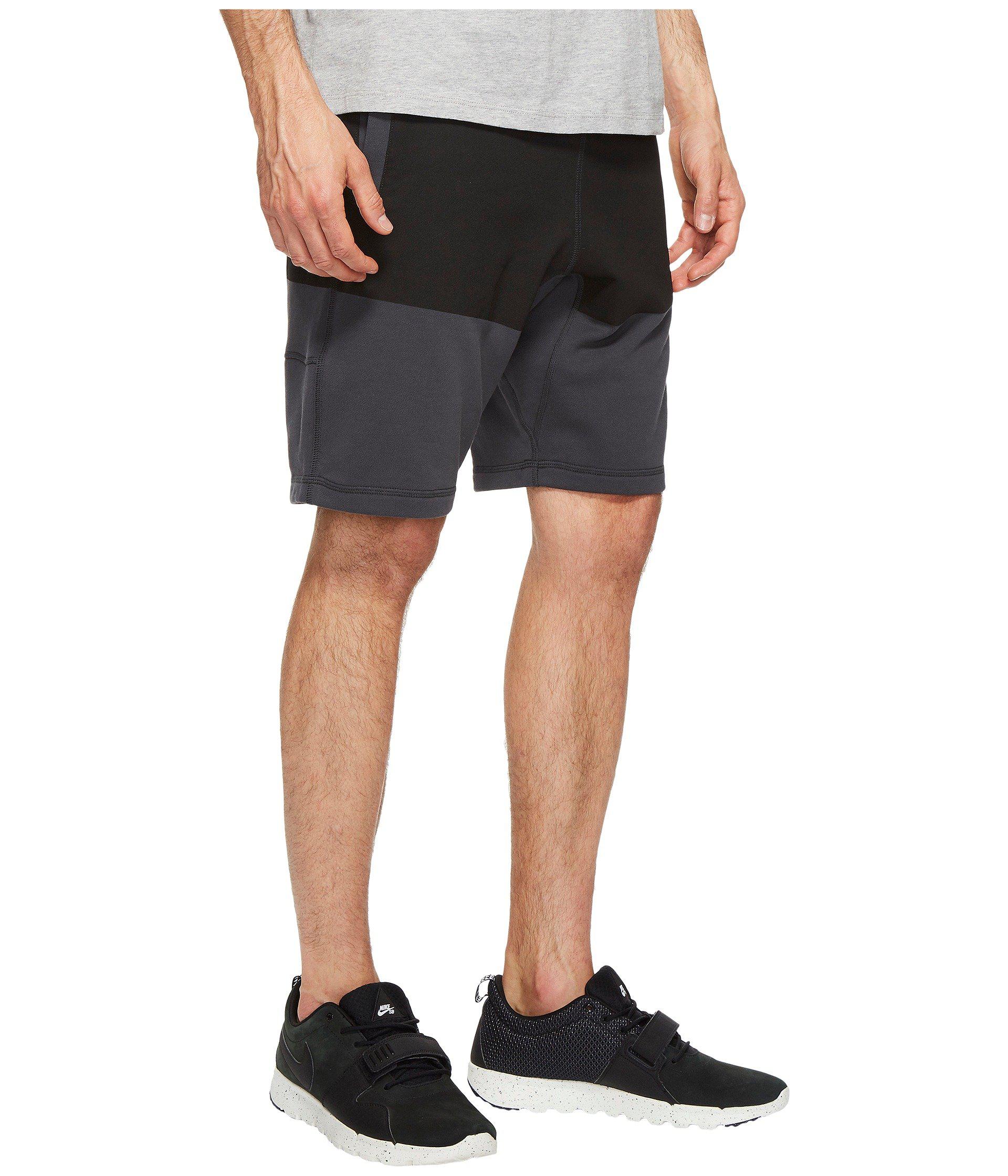 Nike Cotton Sb Everett Shorts Stripe in Anthracite/Black (Black) for Men -  Lyst