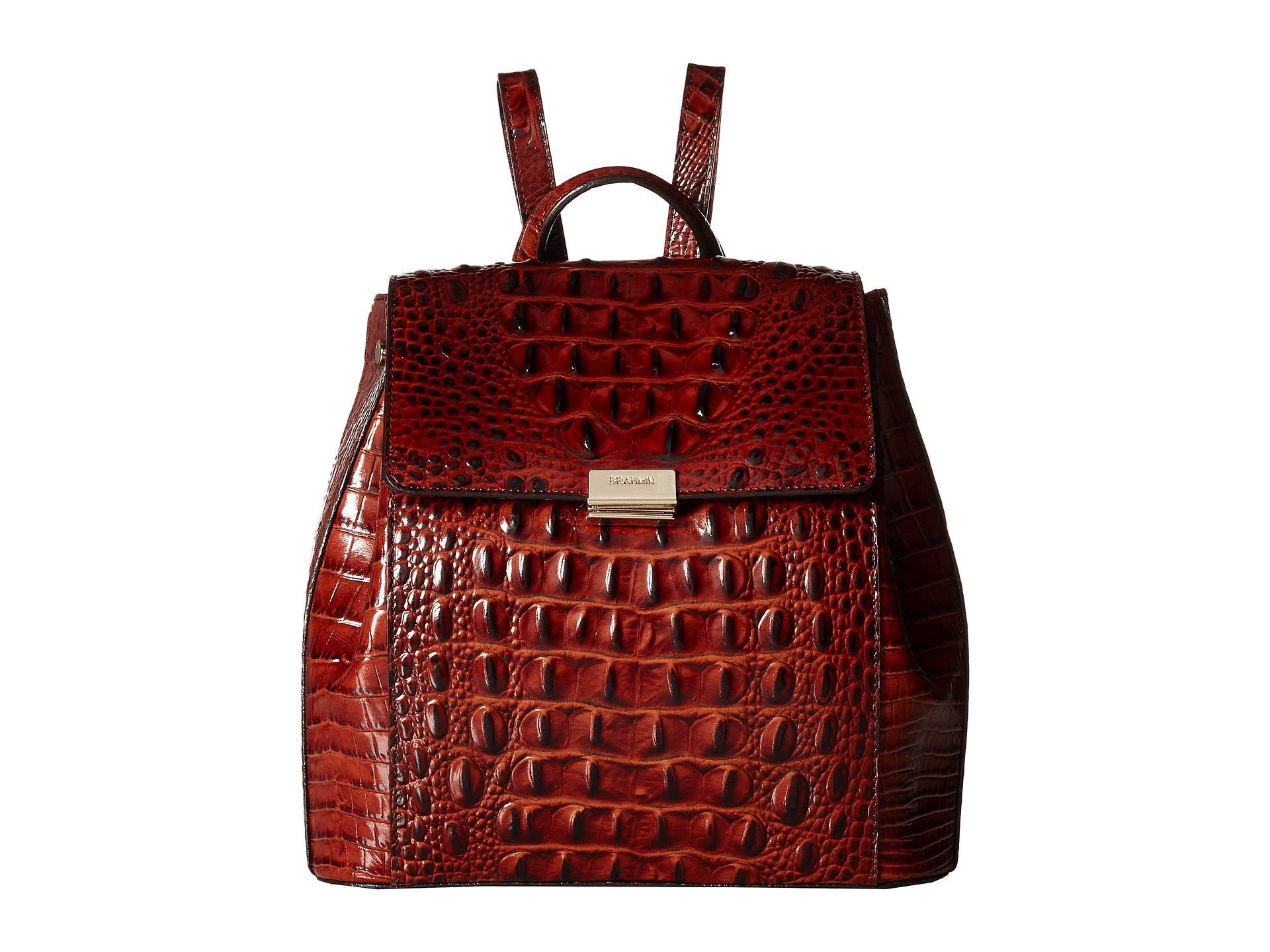 Brahmin Leather Margo Backpack in Brown Lyst
