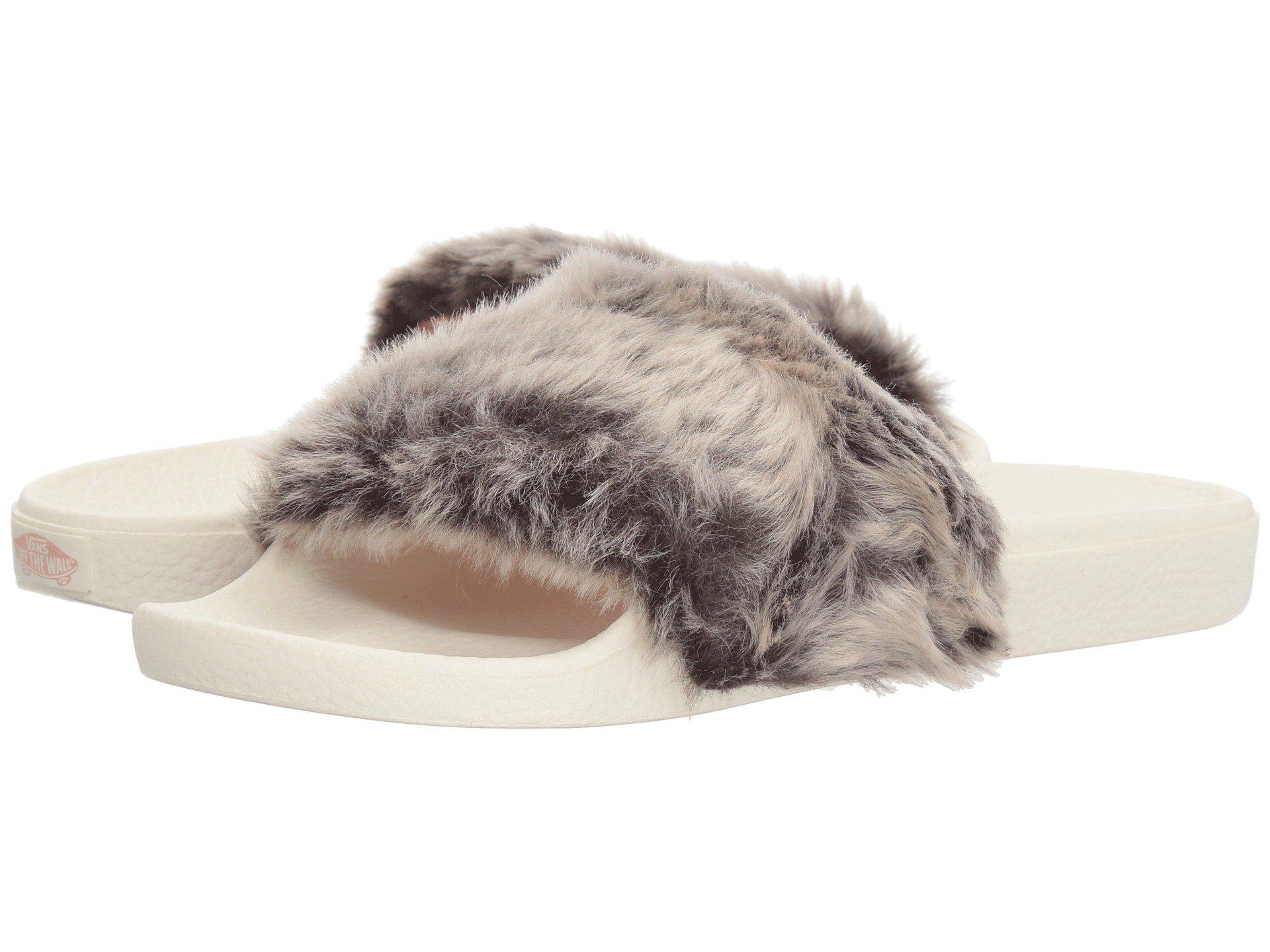 vans fur slides
