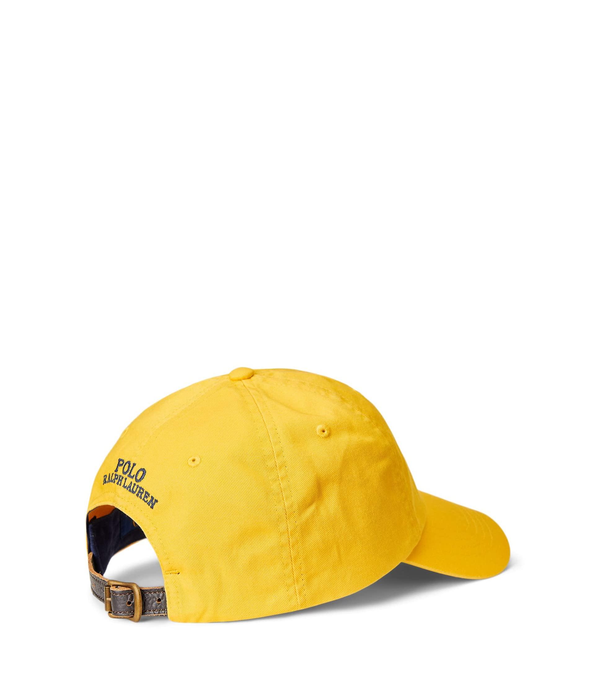 Polo Ralph Lauren Polo Bear Twill Ball Cap in Yellow for Men | Lyst