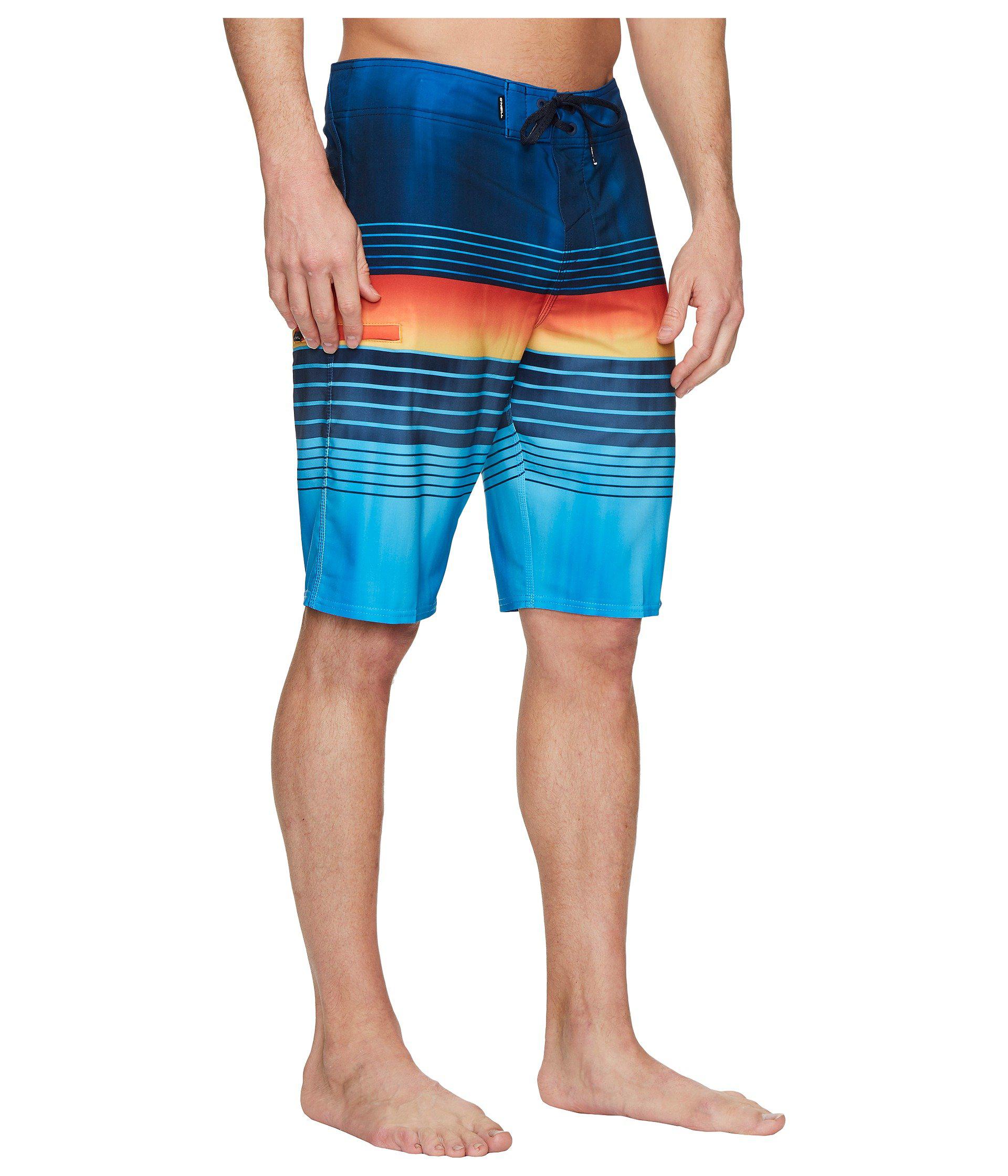 ONEILL Mens Water Resistant Hyperfreak Stretch Swim Boardshort Mid-Length Swimsuit 20 Inch Outseam