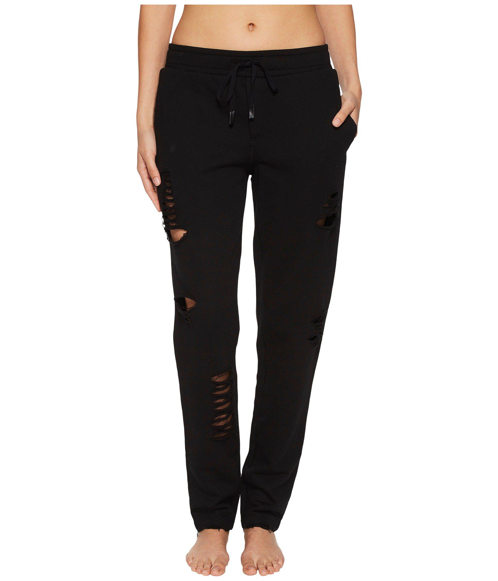 Palm Angels Men's Ripped Denim Track Pants | Neiman Marcus