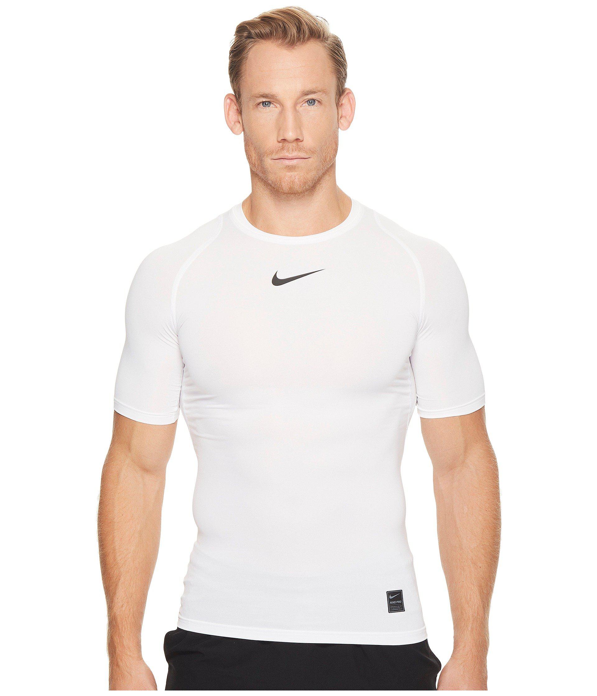 nike compression short sleeve