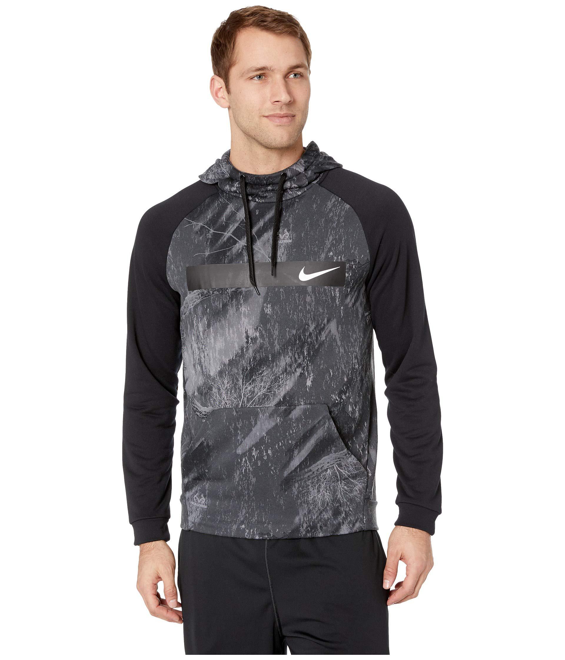 Nike Synthetic Therma Hoodie Pullover Special Forces (black/white ...