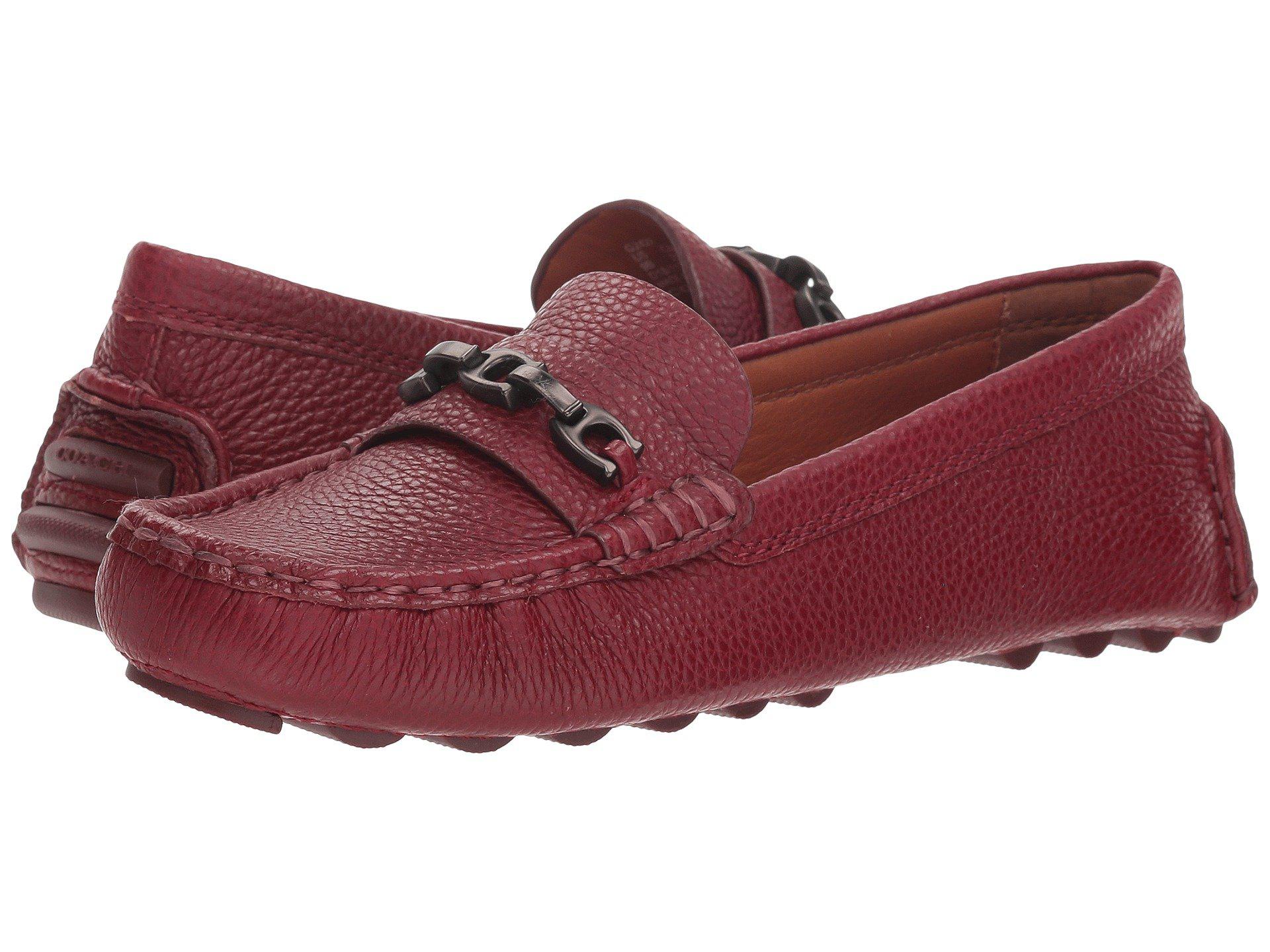 COACH Leather Crosby Driver (silver Metallic Rock) Women�s COACH Leather Crosby Driver (silver Metallic Rock) Women�s