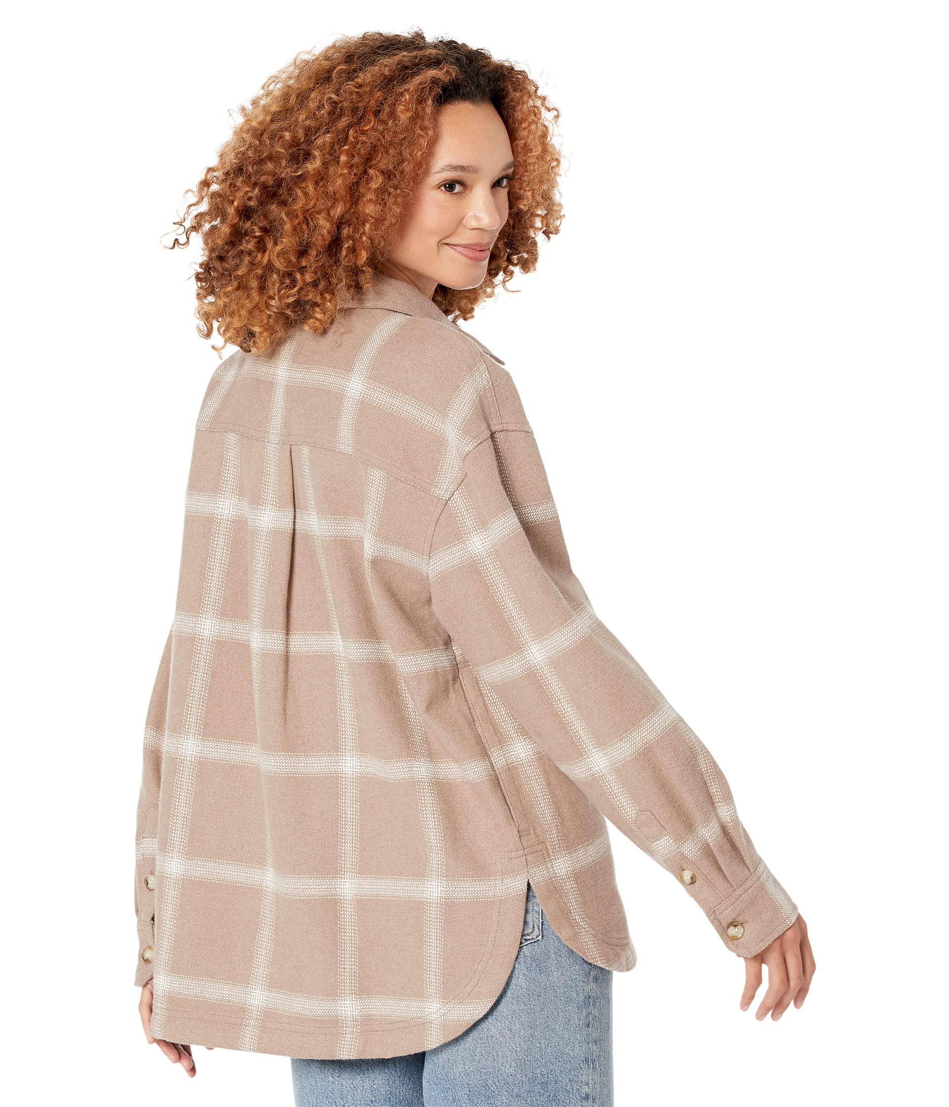 Madewell Flannel Kentwood Oversized Shirt-jacket In Windowpane in Natural |  Lyst