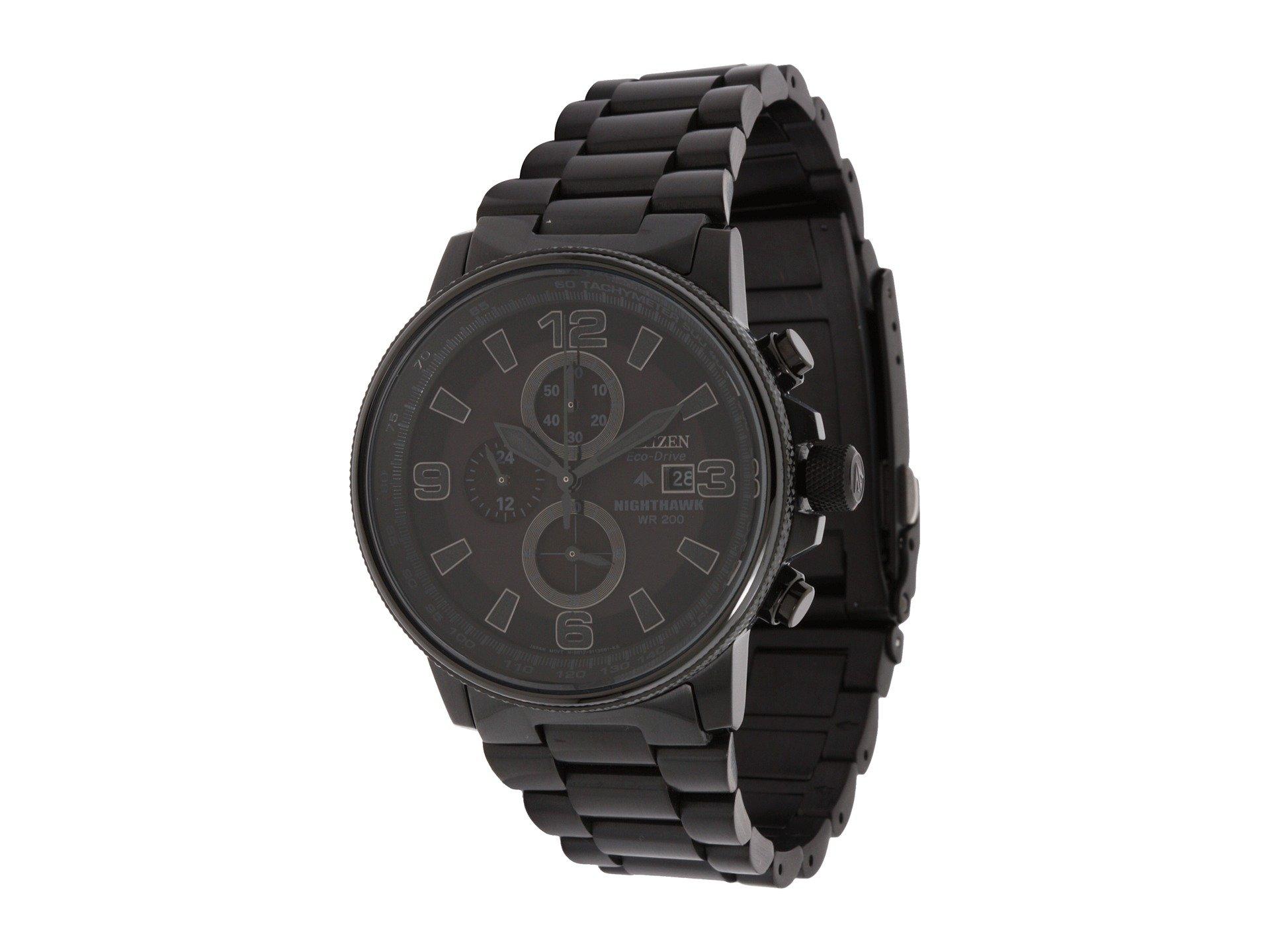 Citizen Ca029558e Ecodrive Nighthawk Watch in Black for Men Lyst
