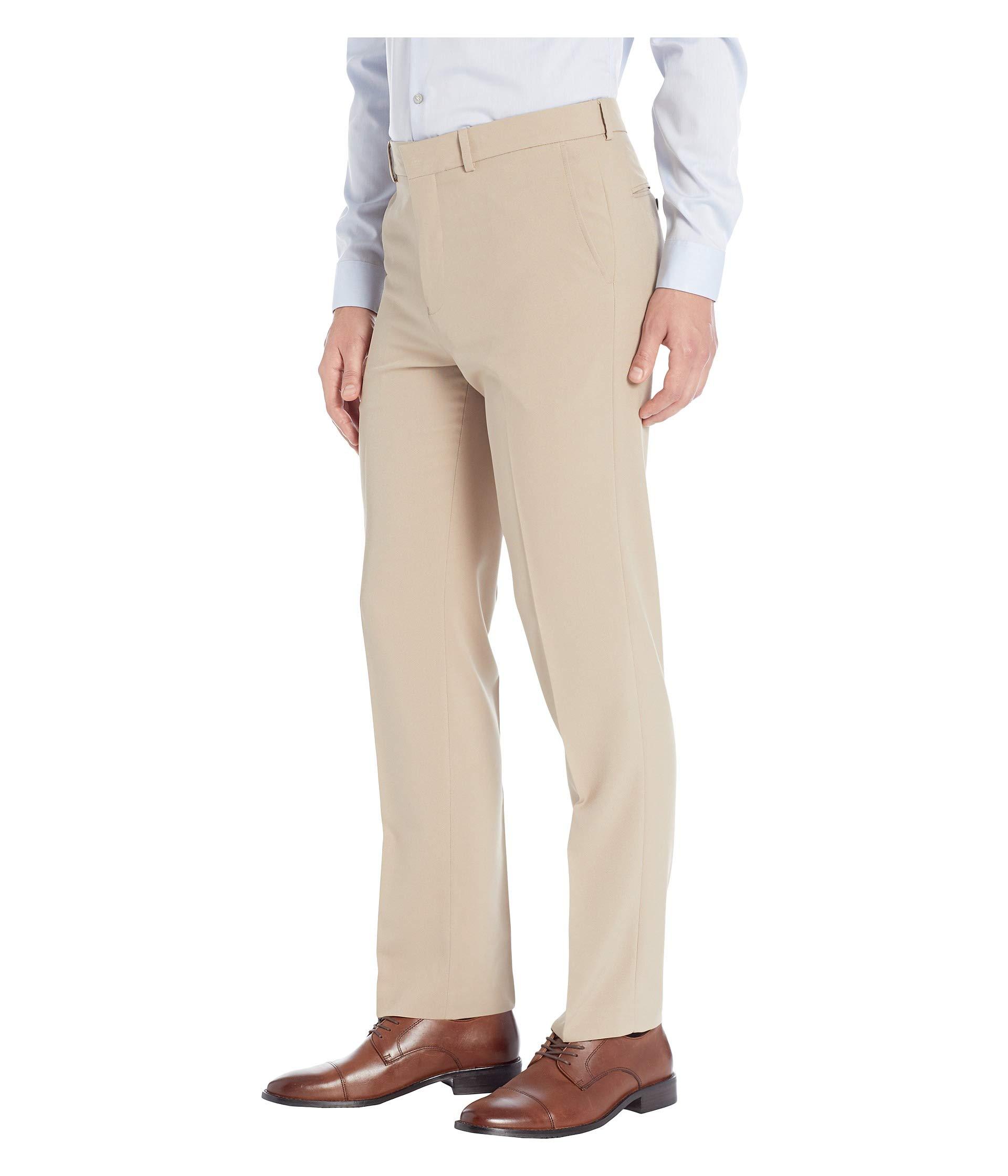 Dockers Synthetic Slim Fit Dress Pant W/ Stretch Waistband in Khaki (Natural) for Men Lyst