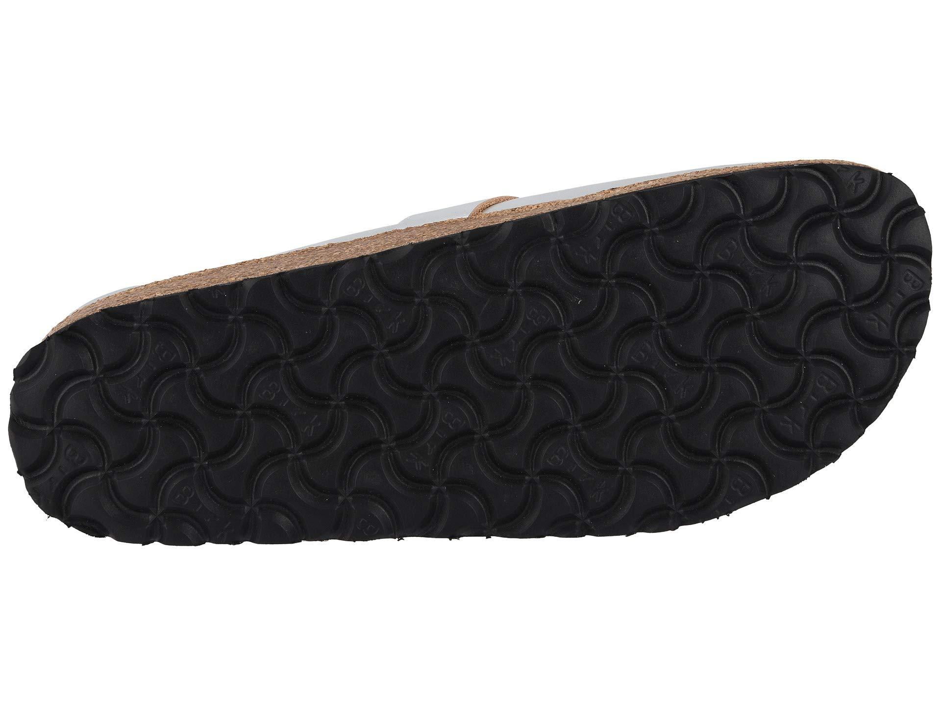 Birkenstock Suede Buckley in Silver (Metallic) - Lyst