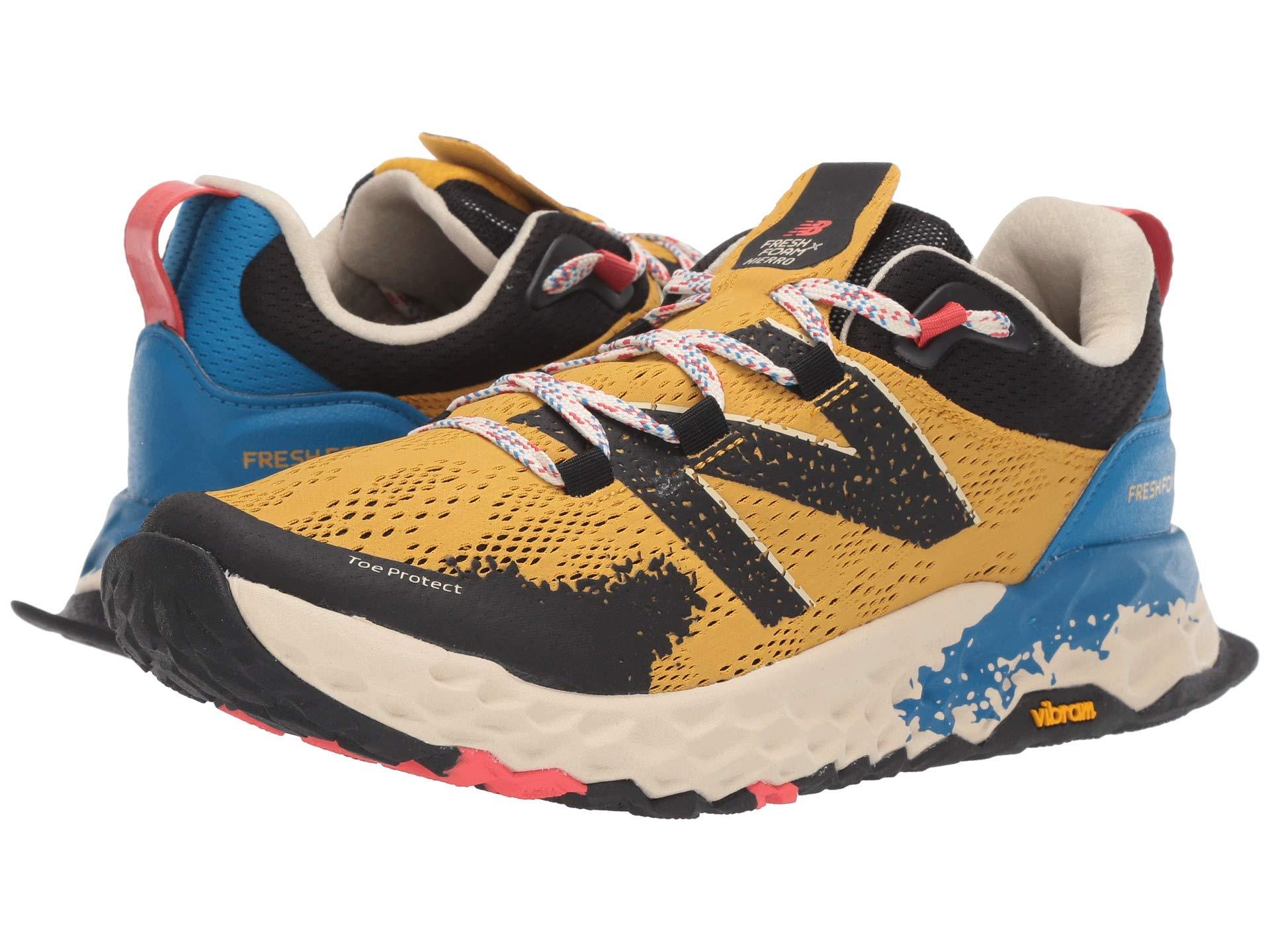 New Balance Fresh Foam Hierro V5 Running Shoes in Yellow for Men | Lyst