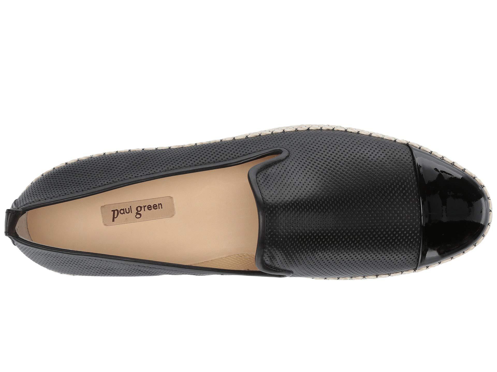 Paul Green Leather Posh Loafer in Black 