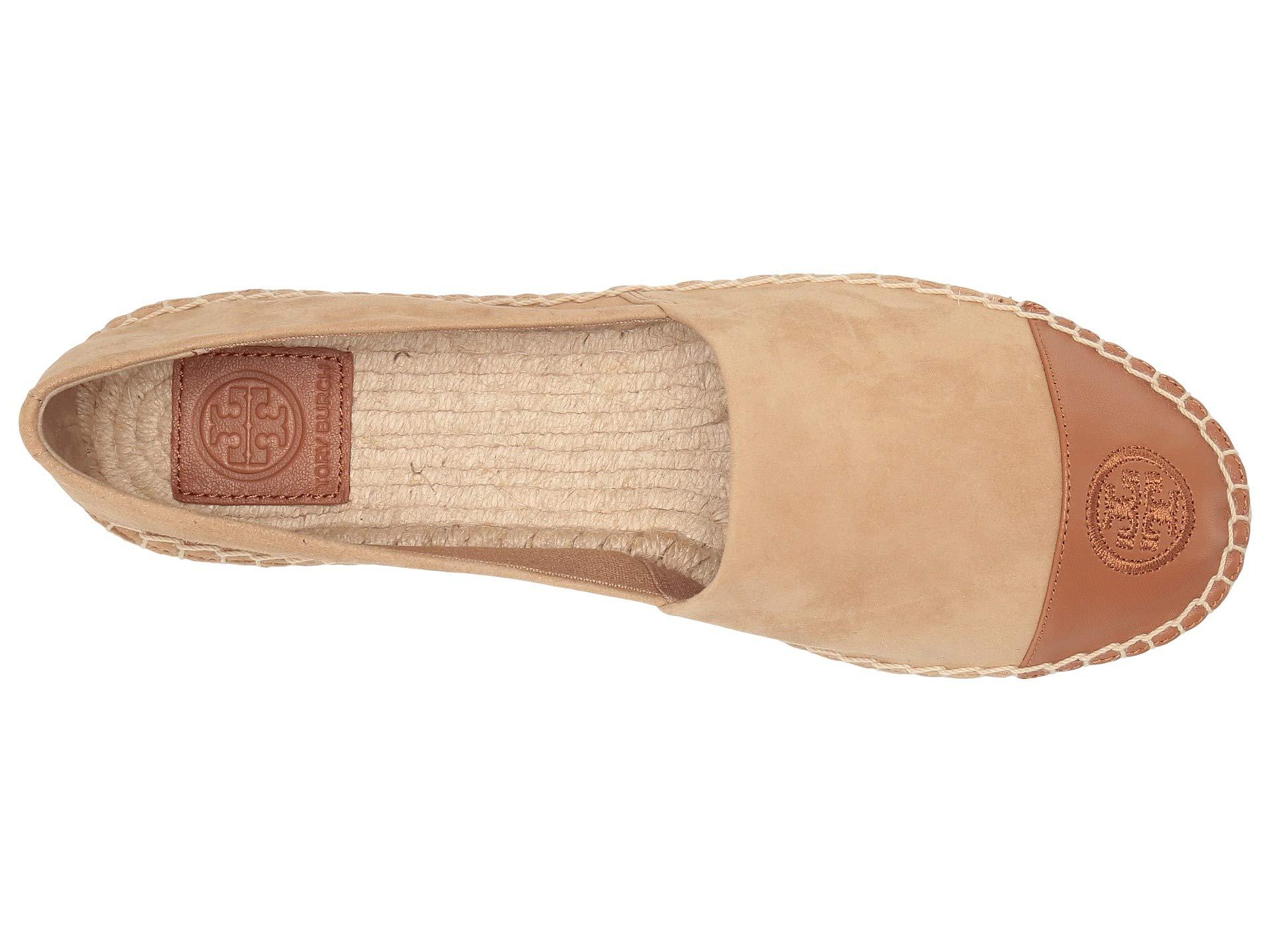 colorblock espadrille flat tory burch
