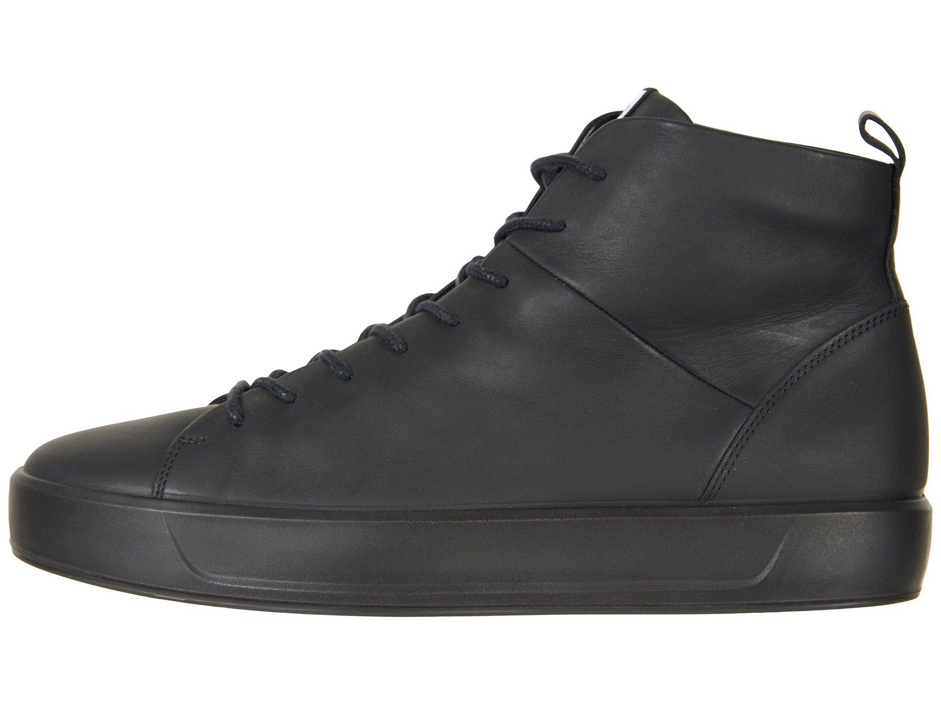 Ecco Soft 8 High Top (black 2) Men's Lace Up Casual Shoes for Men | Lyst