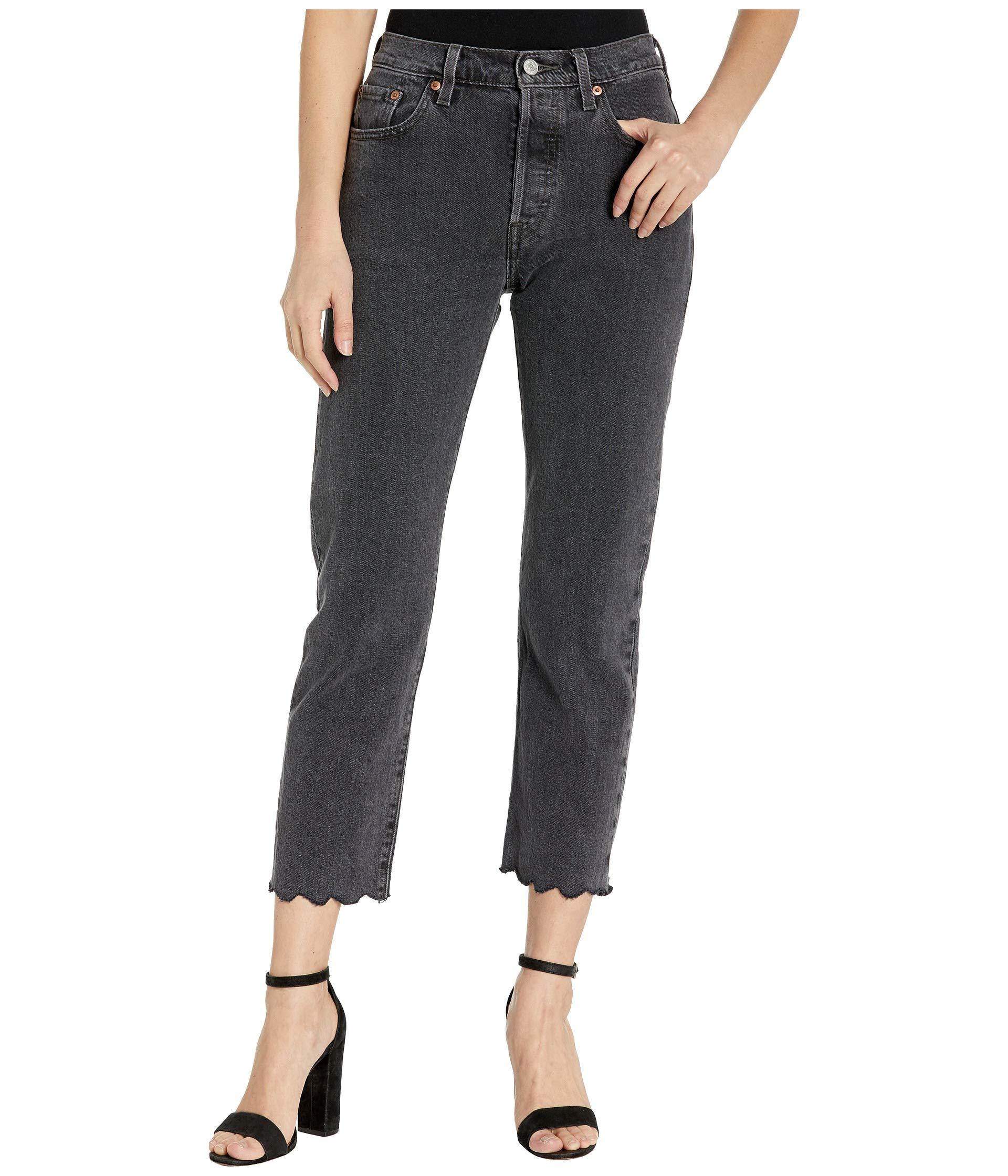 Levi's Denim Levi's(r) Womens 501 Crop in Black - Lyst