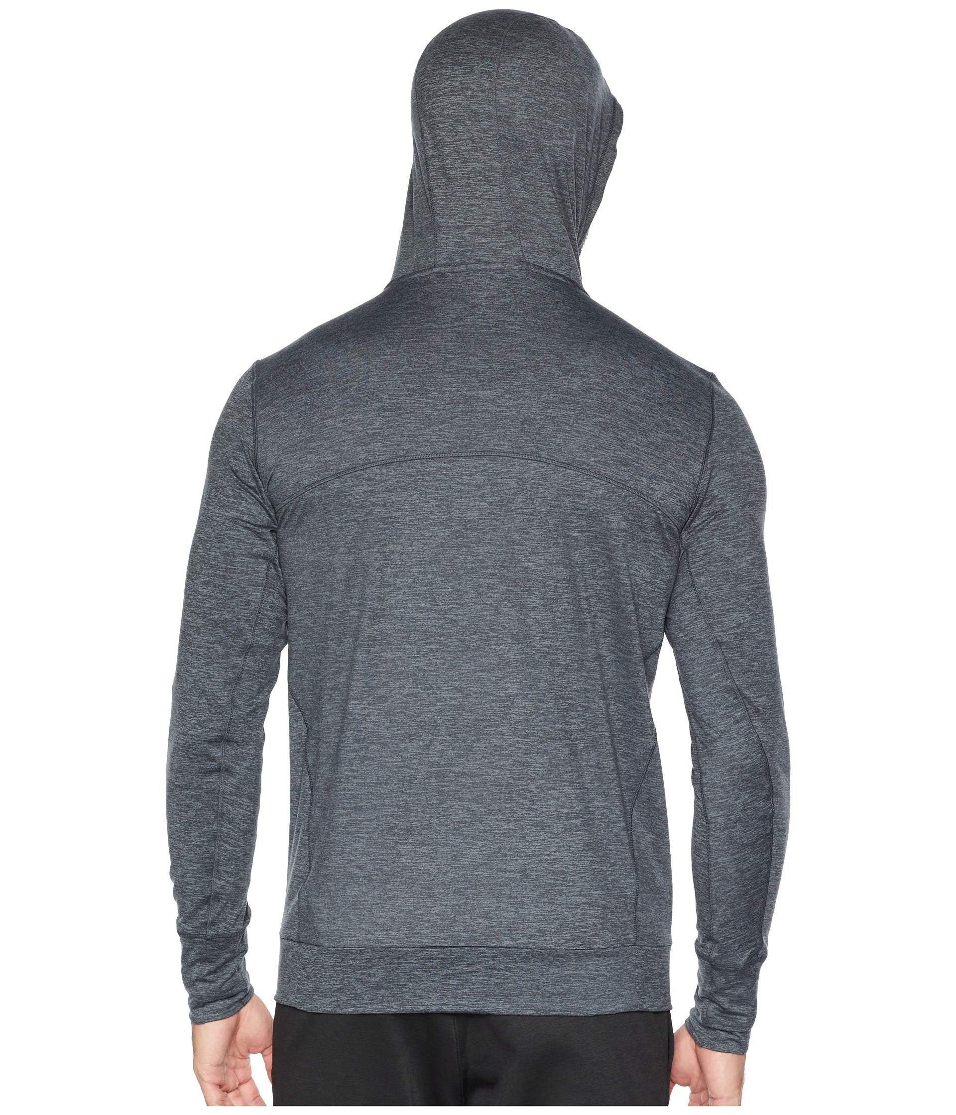 Brooks Synthetic Dash Hoodie in Heather Asphalt (Gray) for Men - Lyst