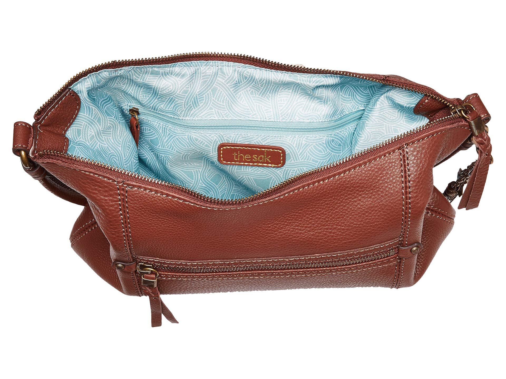 The Sak Leather Sequoia Hobo (slate) Hobo Handbags in Brown Lyst