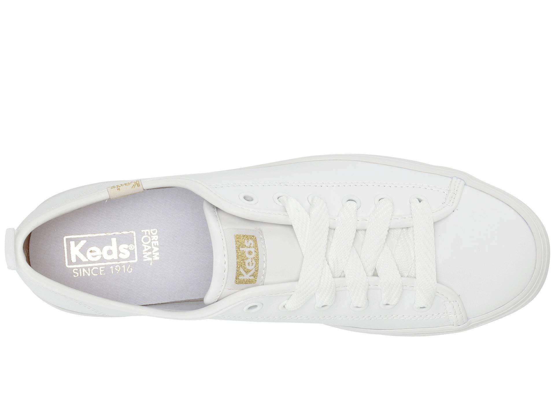 keds triple white leather