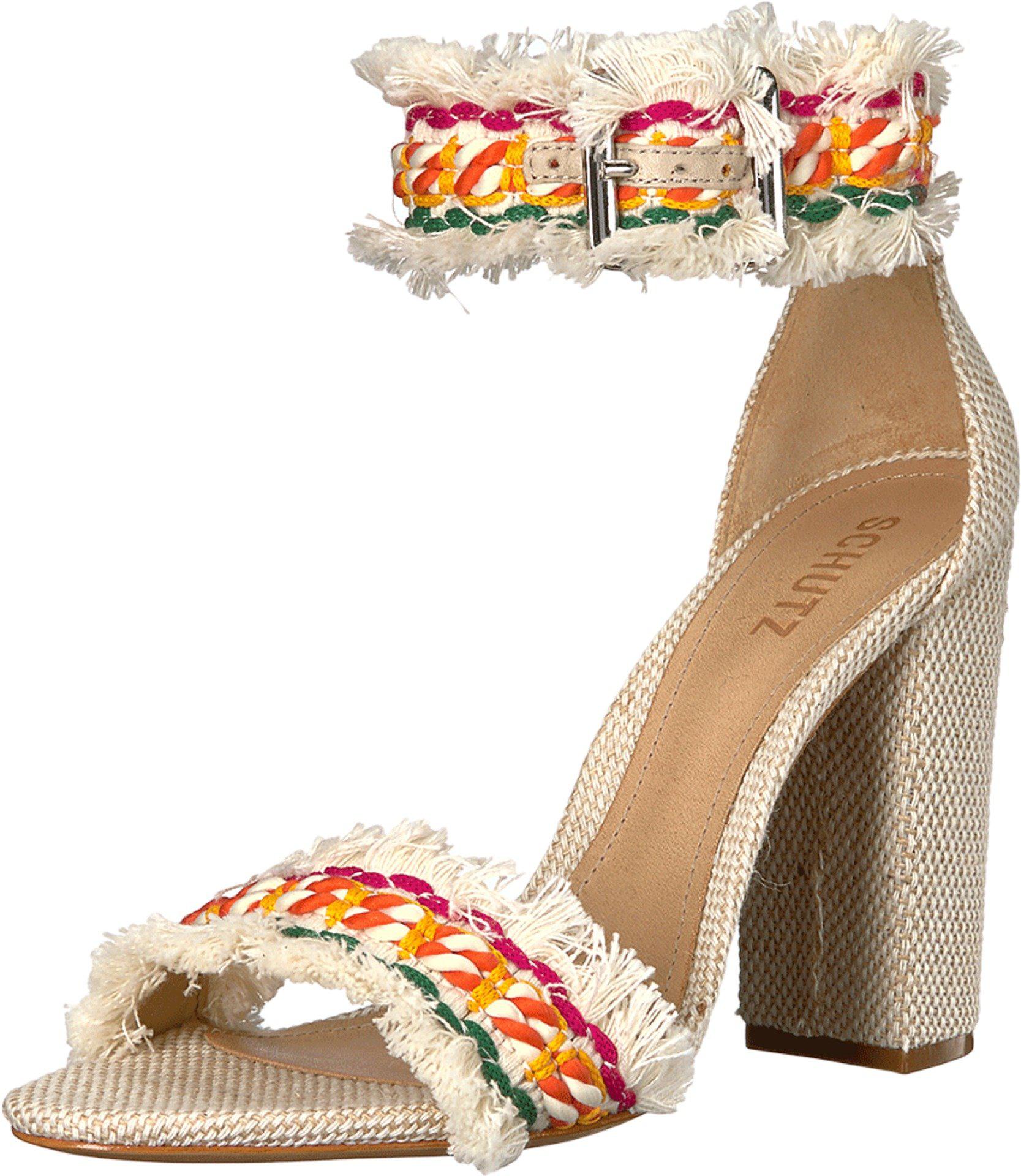 Schutz Leather Zoola in Natural | Lyst