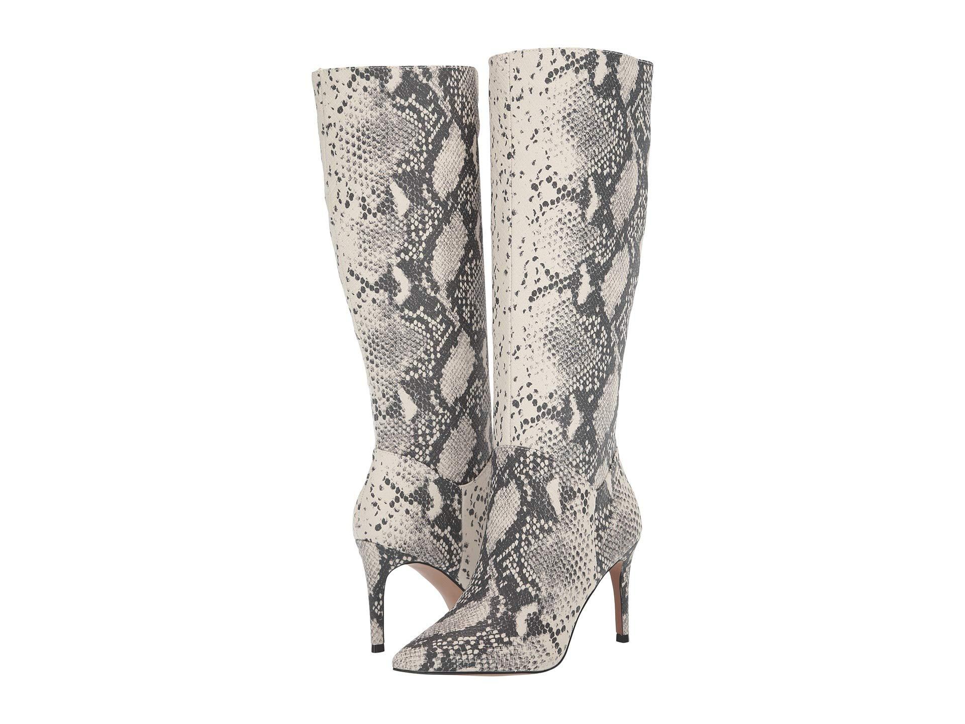 steve madden kinga embossed knee high boot