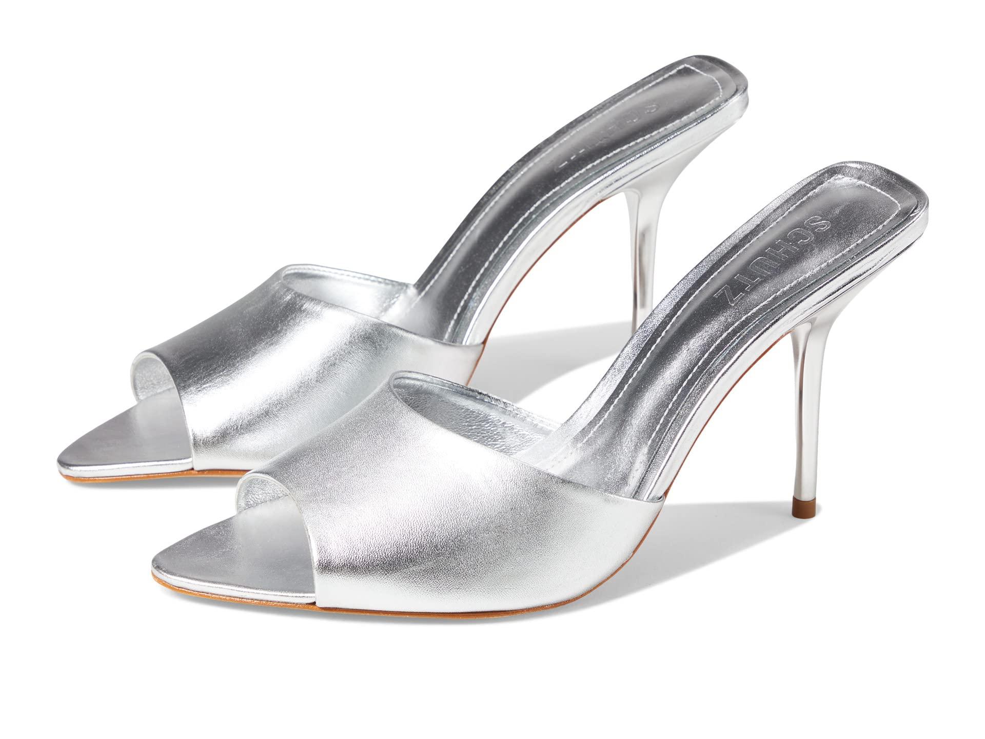 schutz white heels