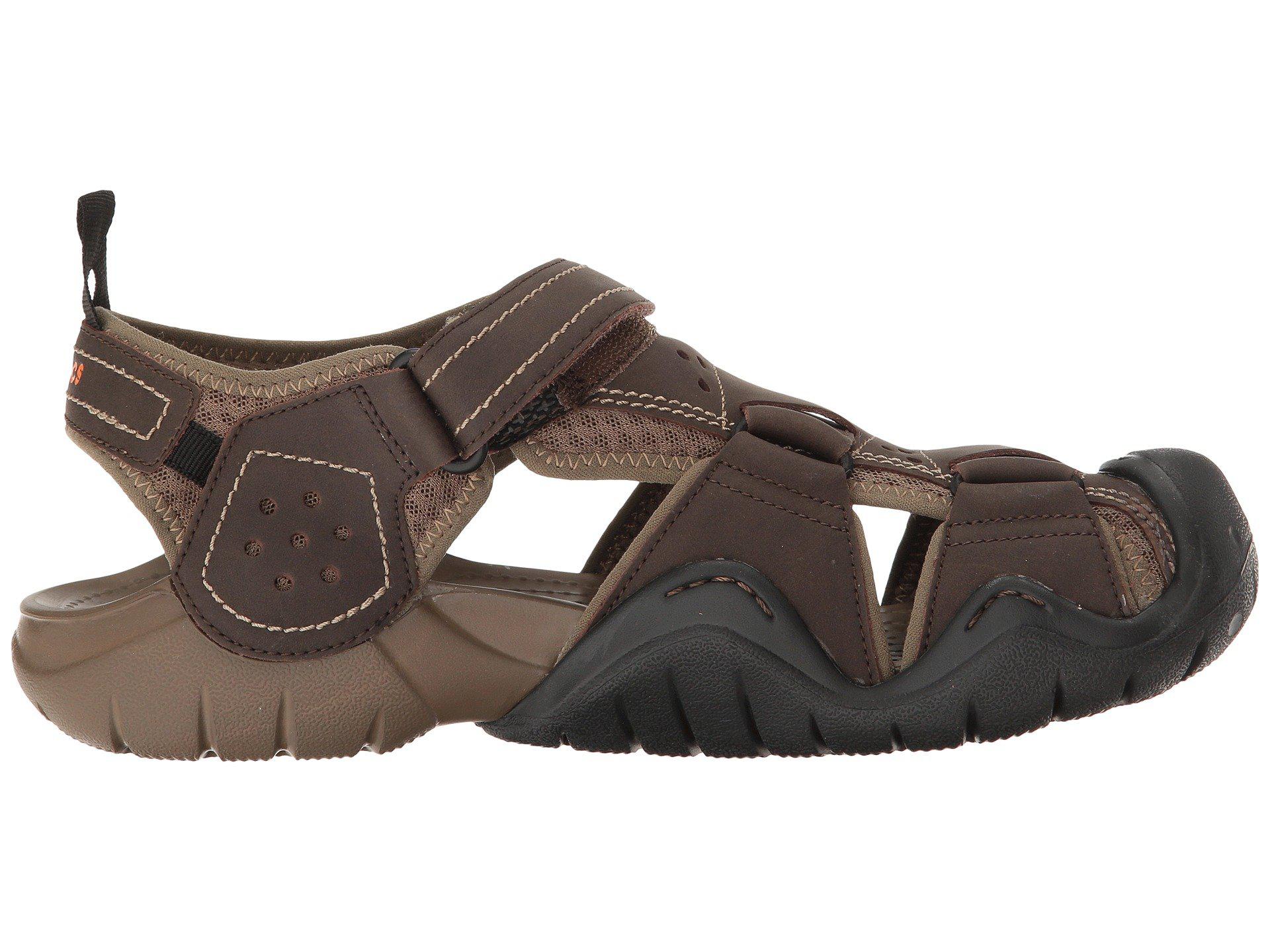 Crocs™ Swiftwater Sandal in Brown for Men | Lyst