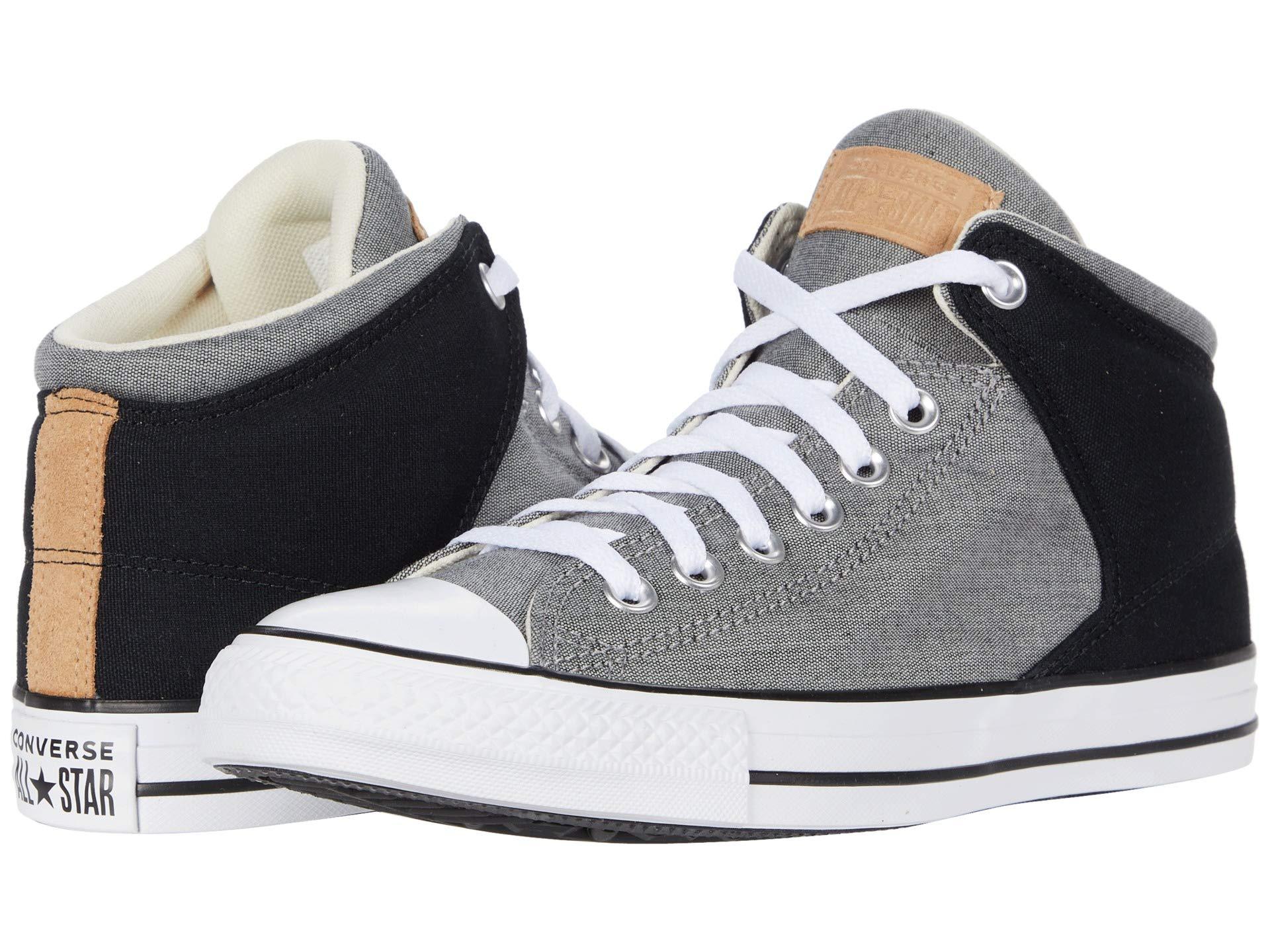 Converse Chuck Taylor All Star High Street Chambray - Mid in Black for Men  | Lyst