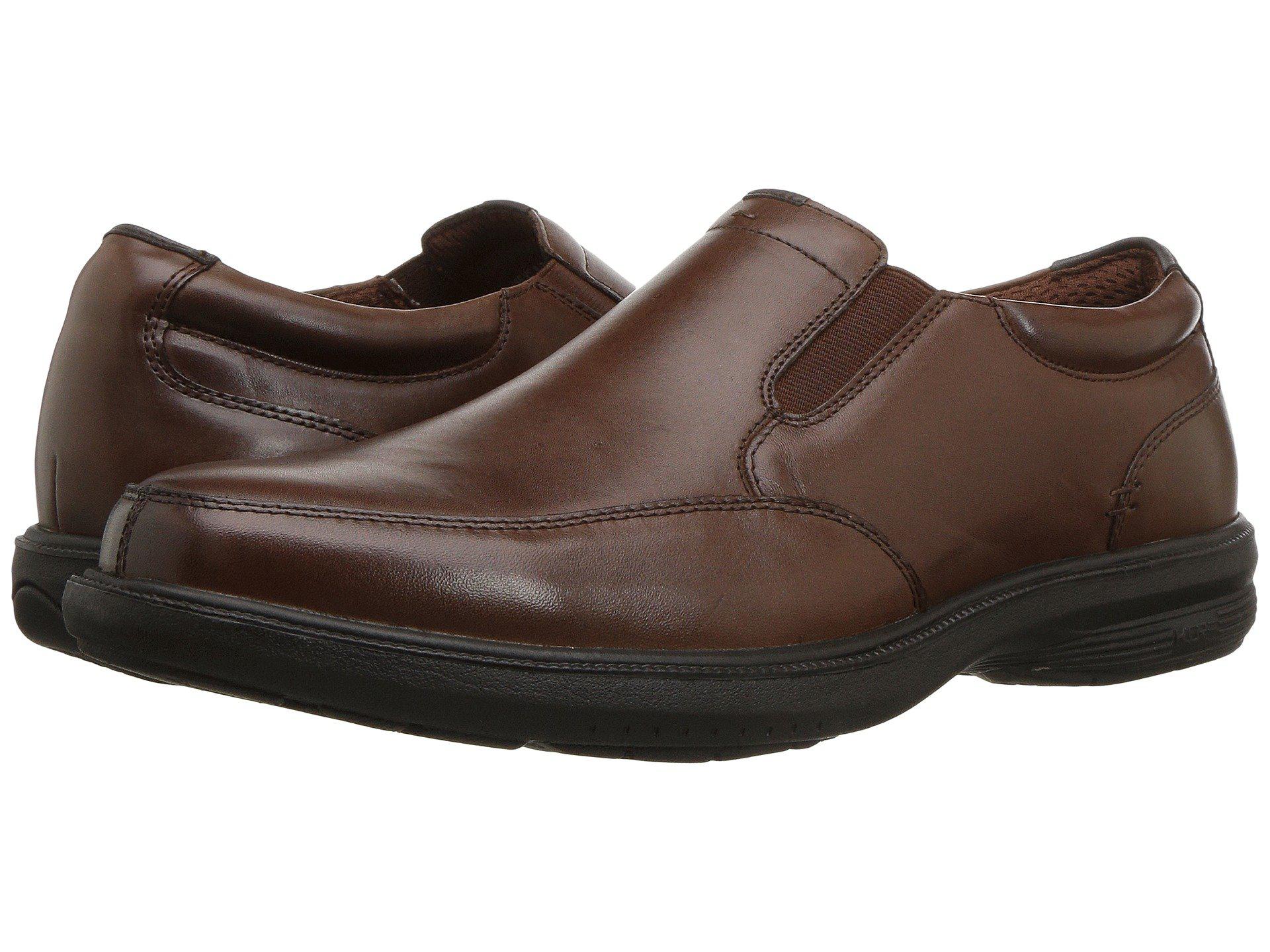 Nunn Bush Leather Myles Street Moc Toe Slip-on With Kore Slip Resistant ...