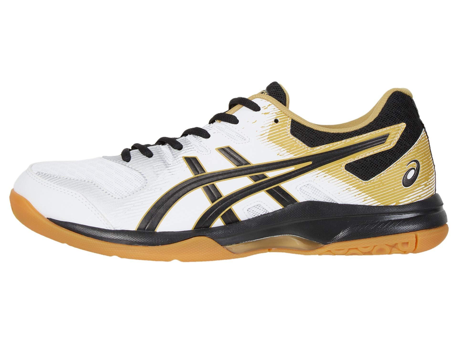 all black asics volleyball shoes
