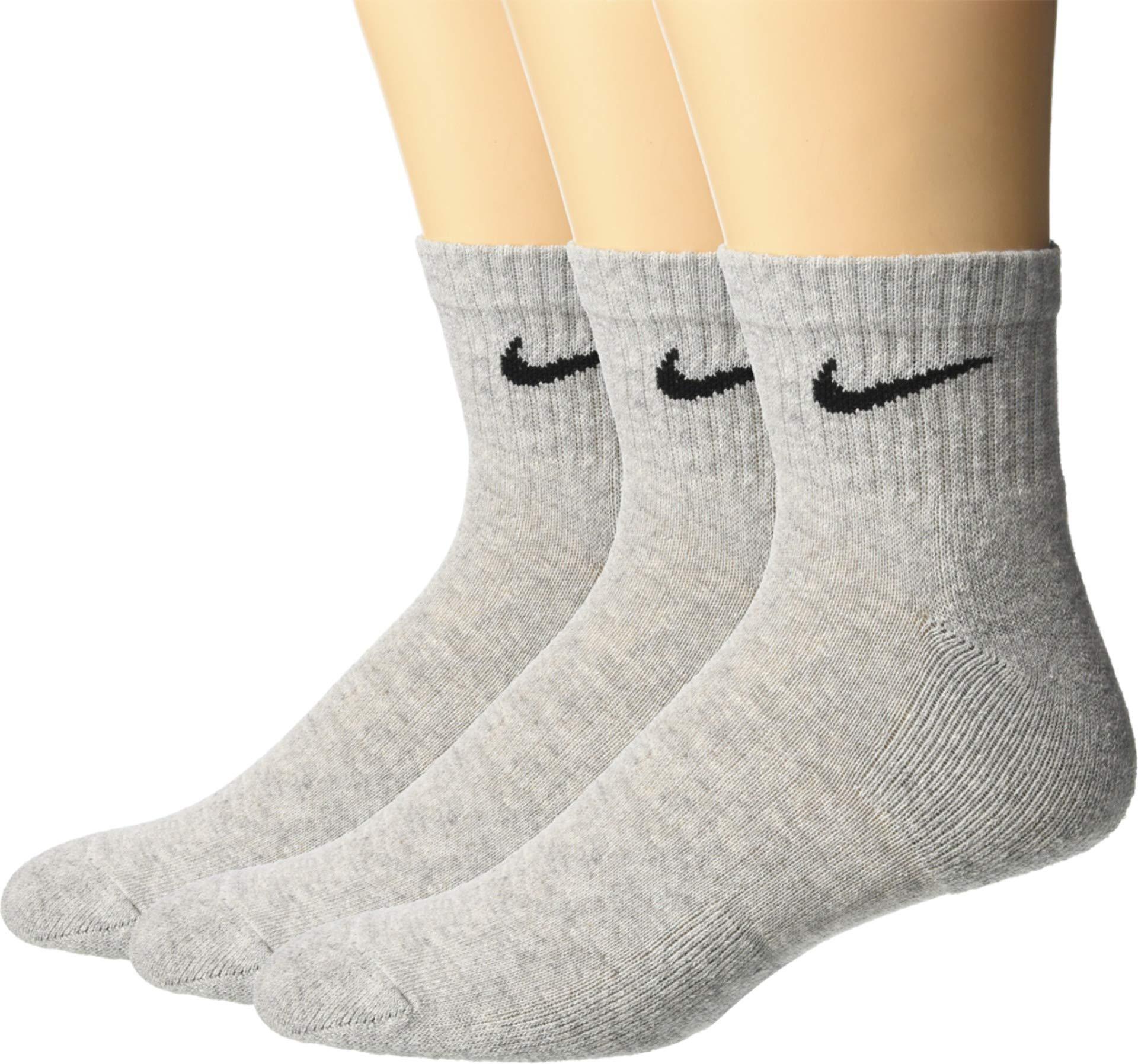 grey nike ankle socks