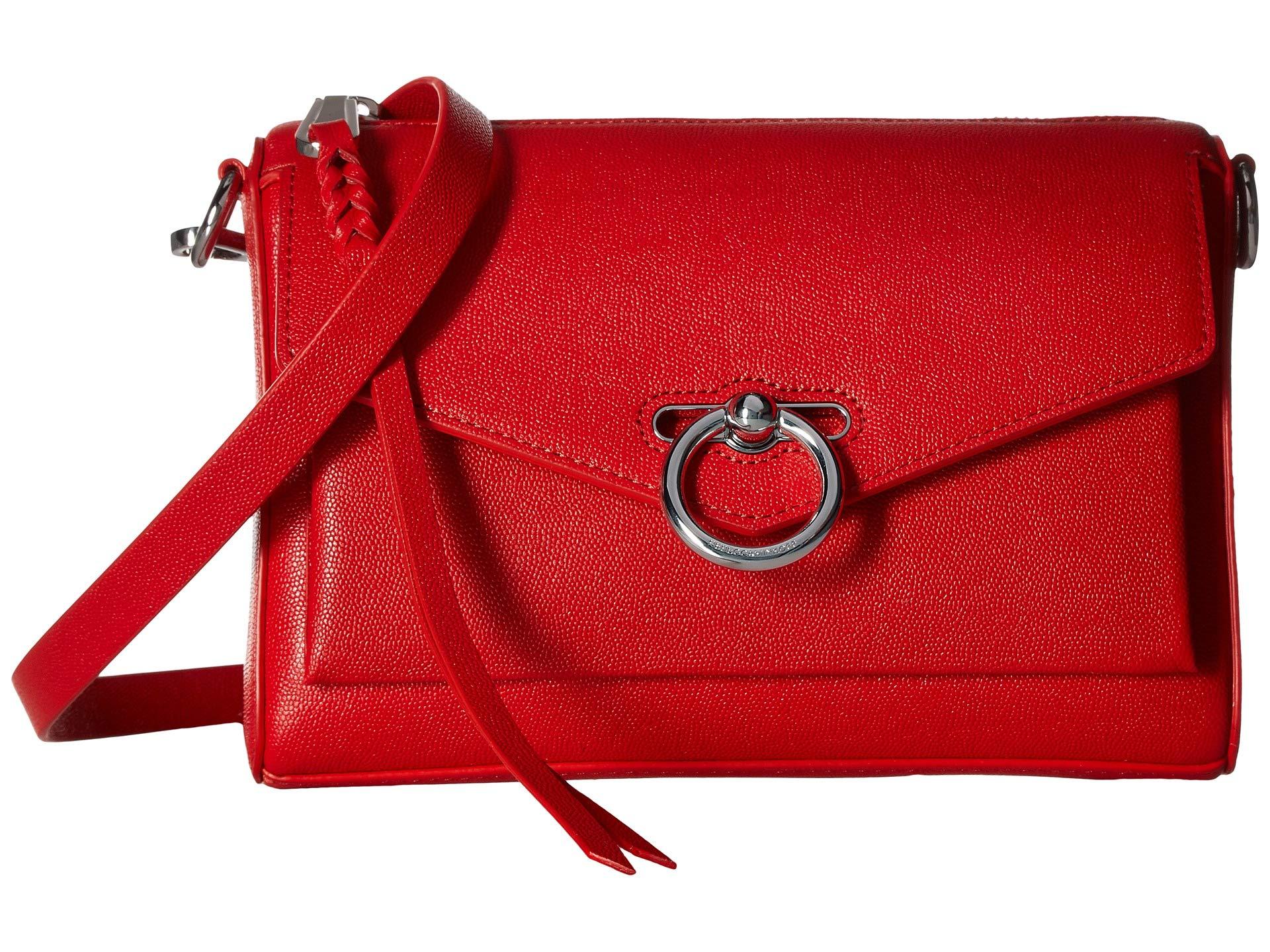 Rebecca Minkoff Leather Jean Mac Crossbody Bag in Scarlet (Red) Lyst