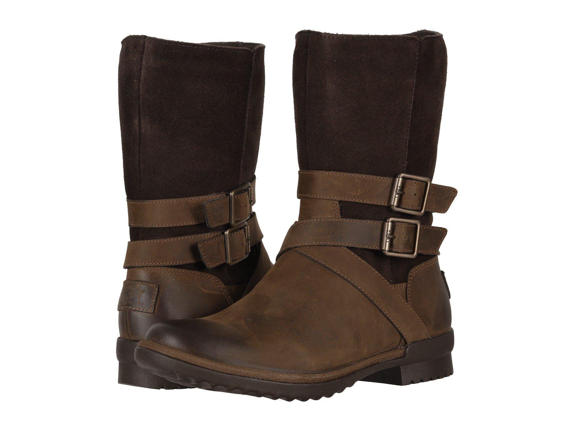 UGG Leather Lorna Boot in Brown - Lyst