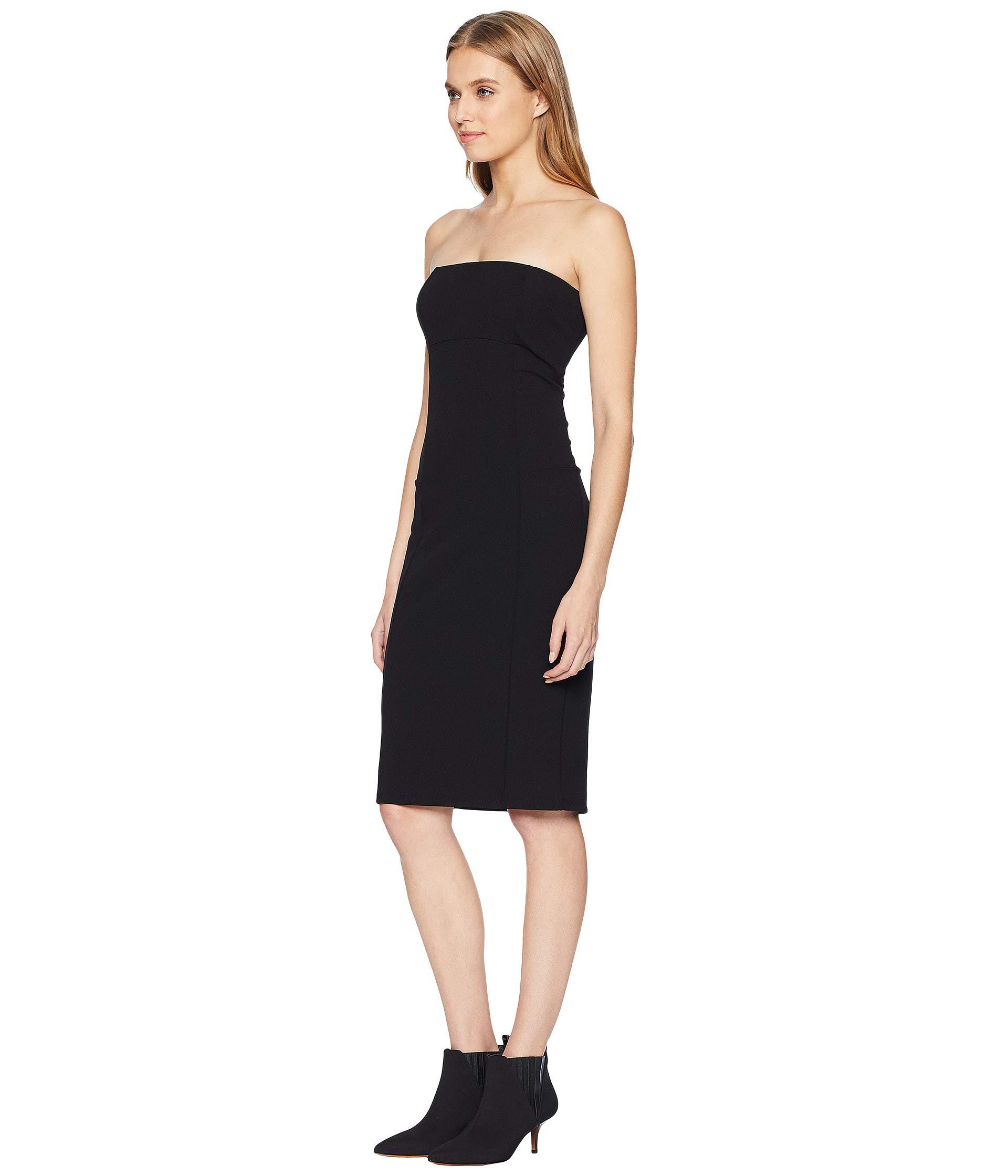 Bebe Synthetic Strapless Tube Top Midi Dress Black Dress Lyst Bebe Synthetic Strapless Tube Top Midi Dress Black Dress Lyst