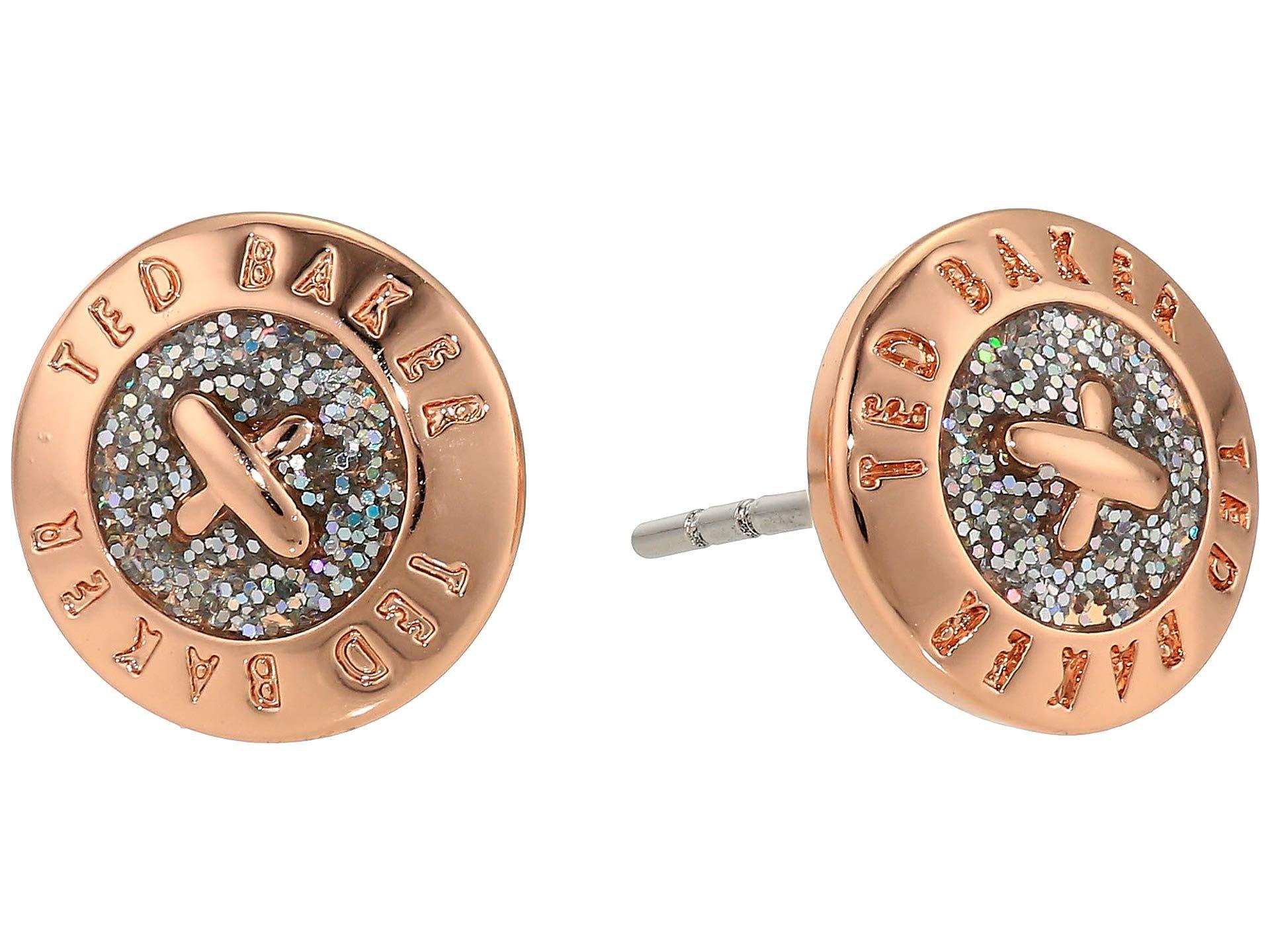 silver earrings ted baker