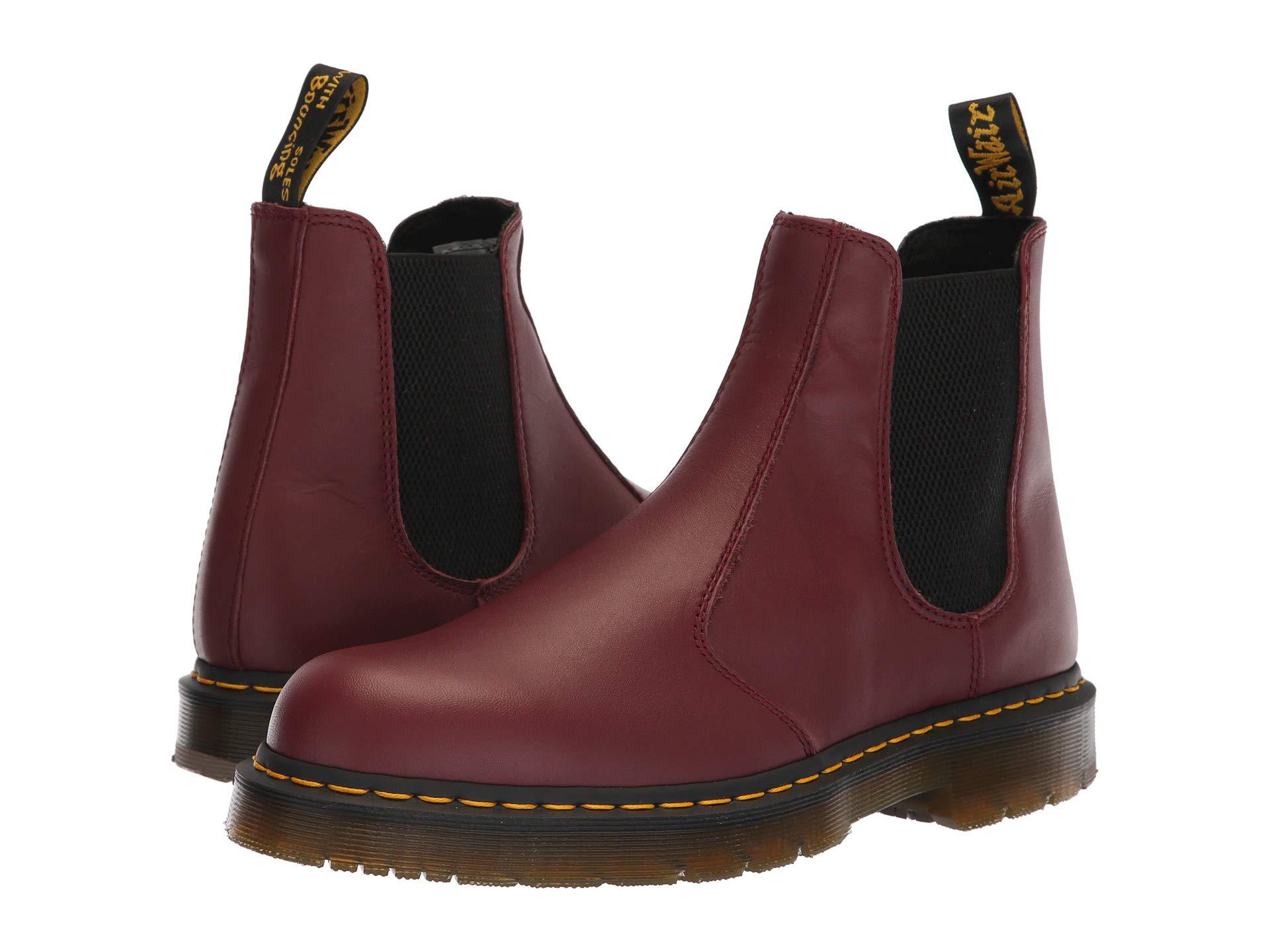 dr martens red canvas