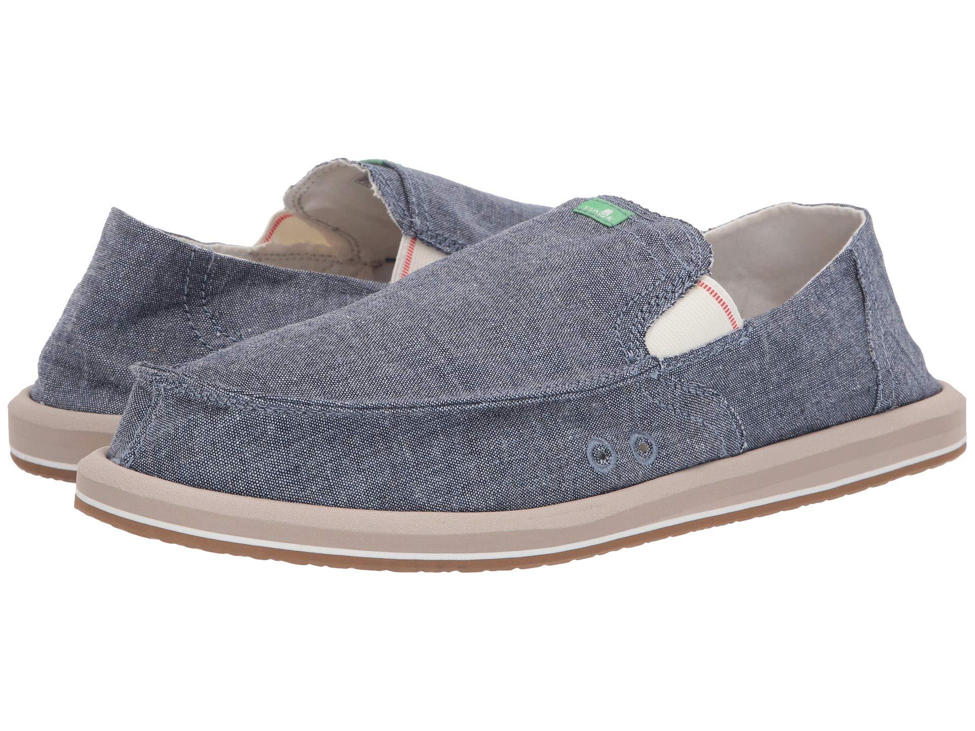 sanuk pick pocket chambray
