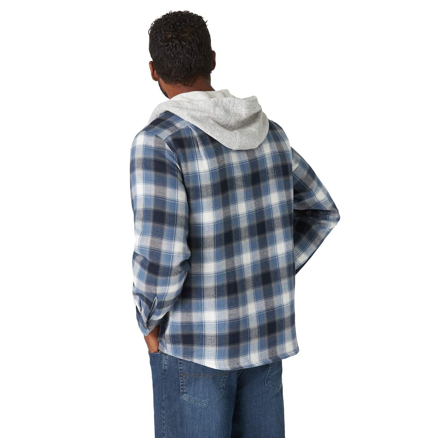 Long Sleeve Quilted Line Flannel Jacket 
