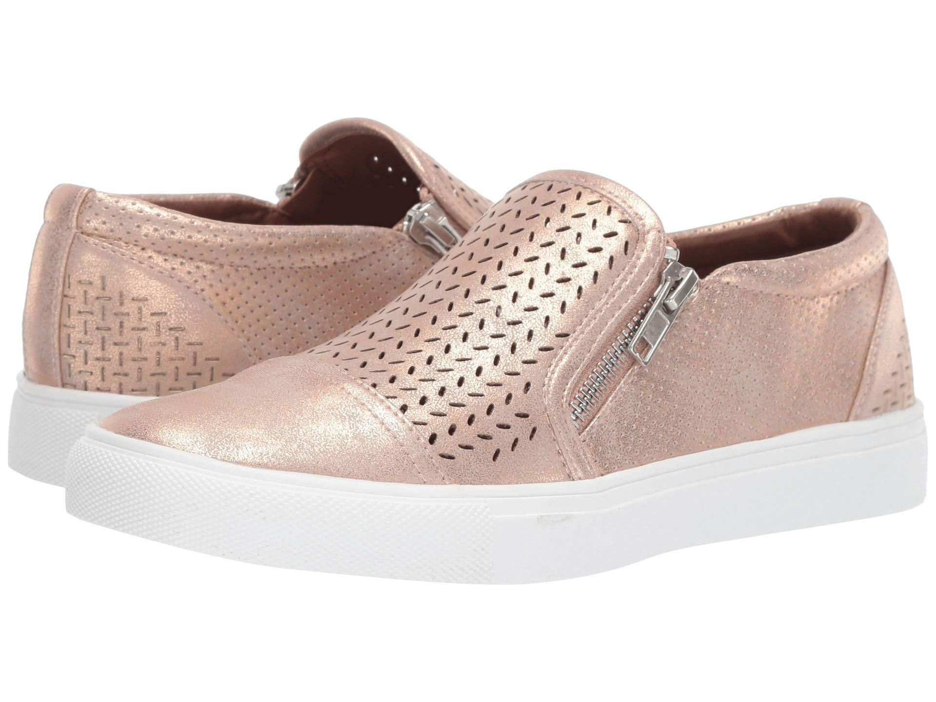 report alexa perforated zip sneaker