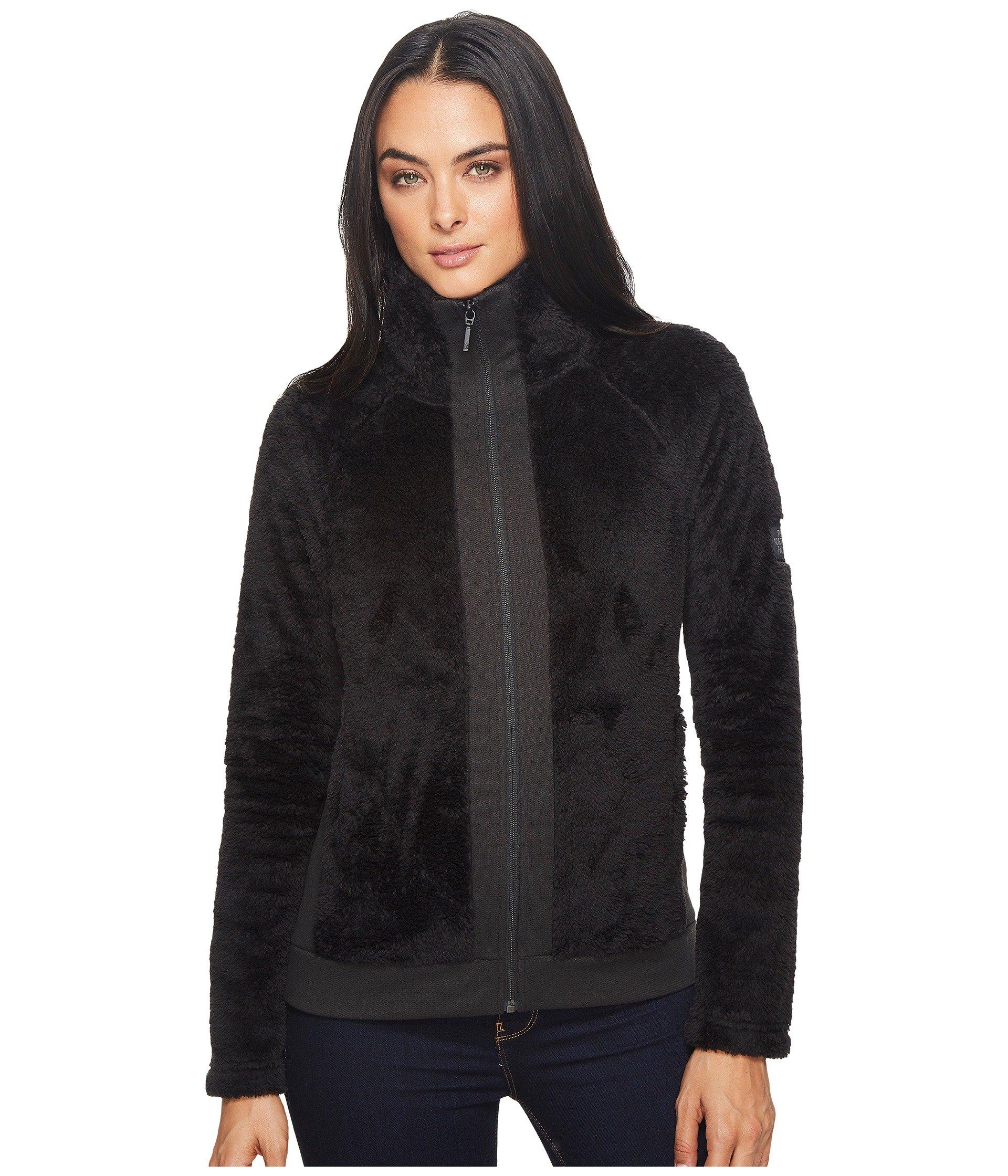 The North Face Furry Fleece Full Zip in Black - Lyst